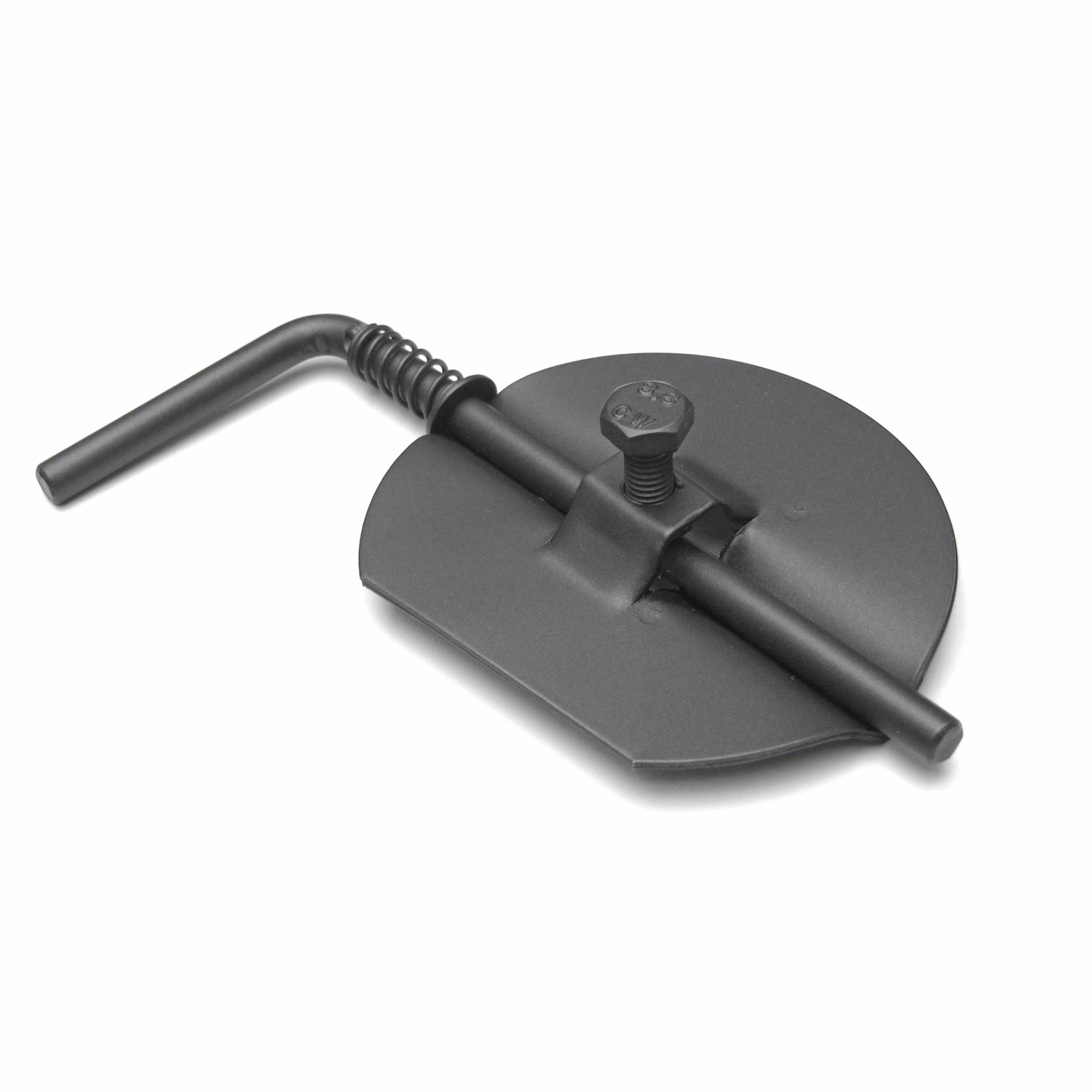 Raik Basic modérateur de tirage 160mm gris fonte pour tuyau de fumée / conduit de fumée