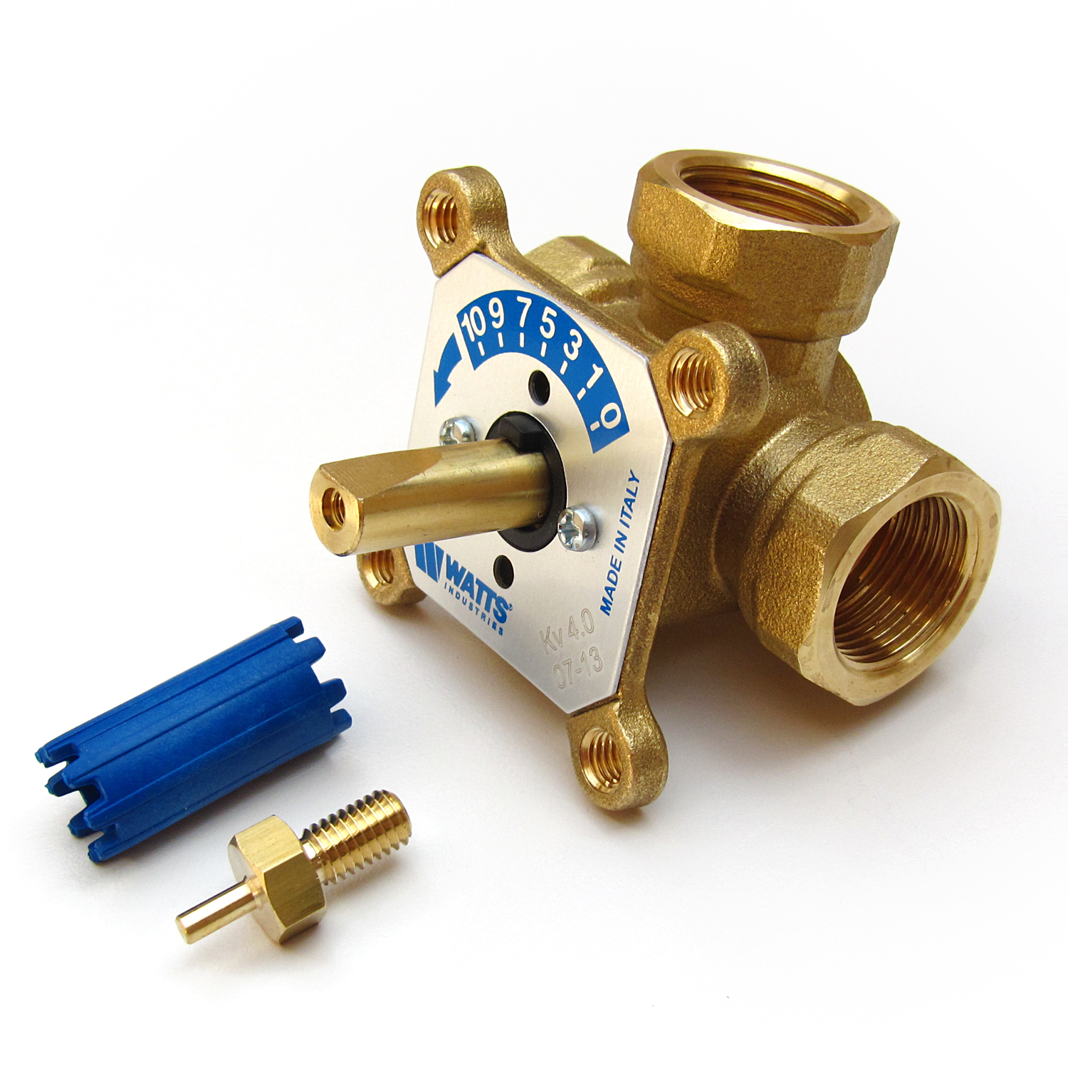 Mitigeur à trois voies avec servomoteur DN20, 3/4 pouce