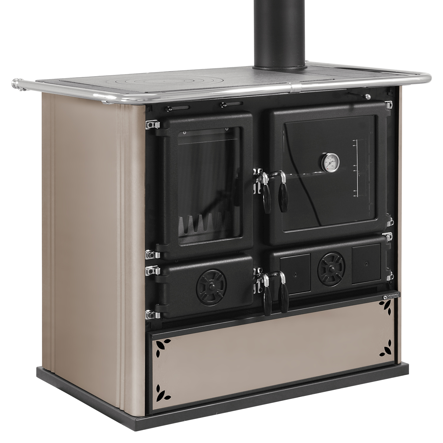 La Nordica Rosa 5.0 poêle à bois en acier Tortora