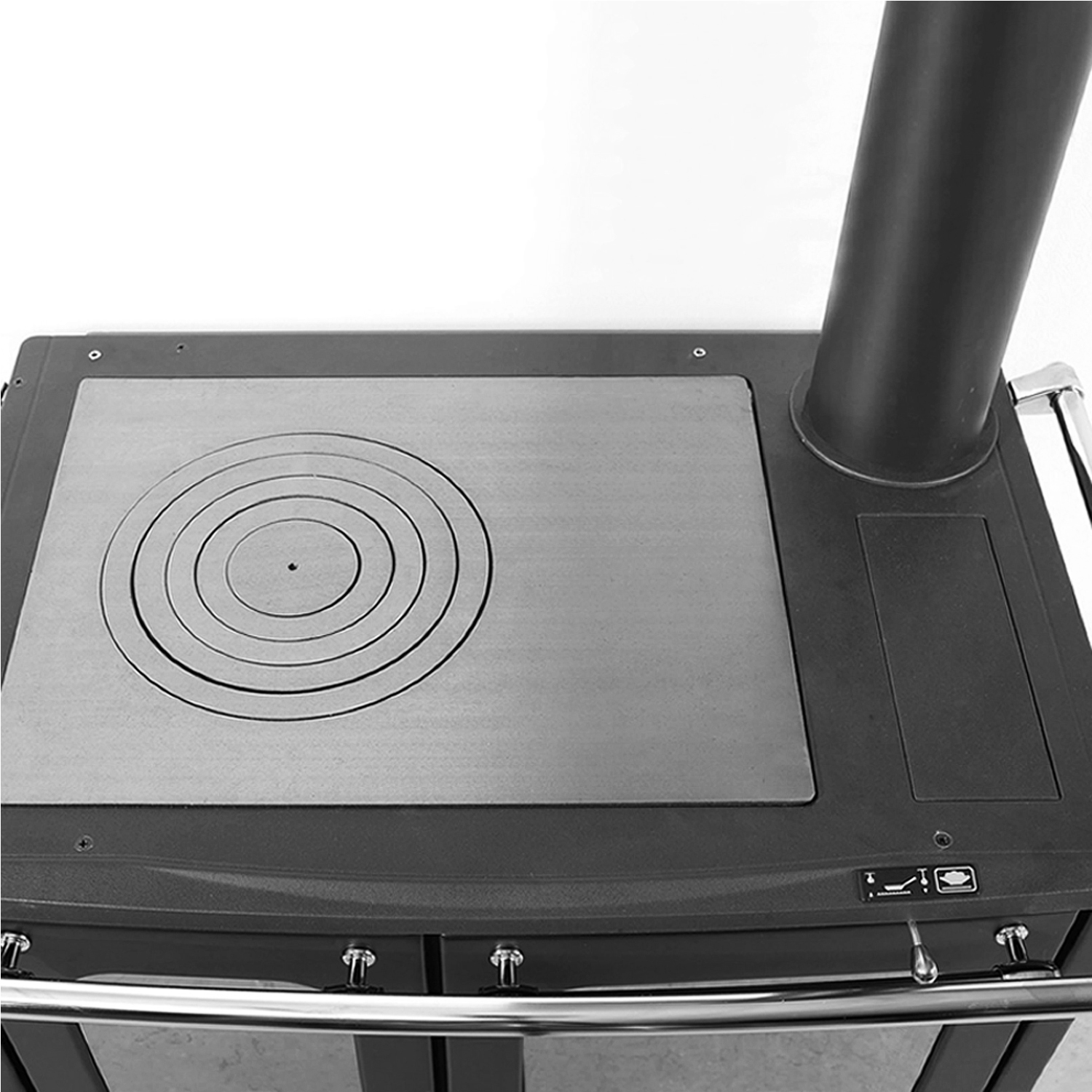 La Nordica Sovrana Easy Evo 2.0 Cuisinière en acier noir
