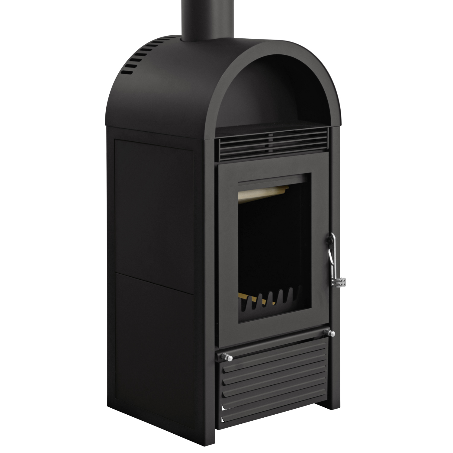 Poêle à bois avec échangeur thermique Schmitzker Marbella noir