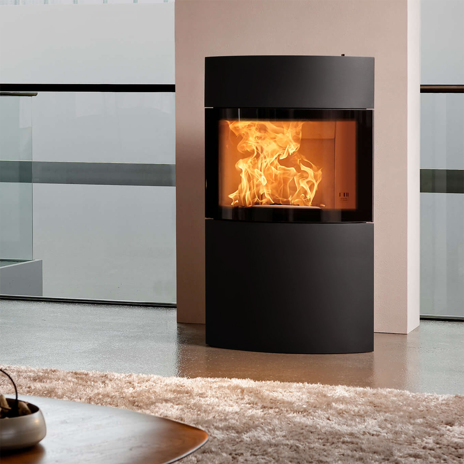 Austroflamm Fynn Xtra 2.0 Poêle à bois Acier Noir