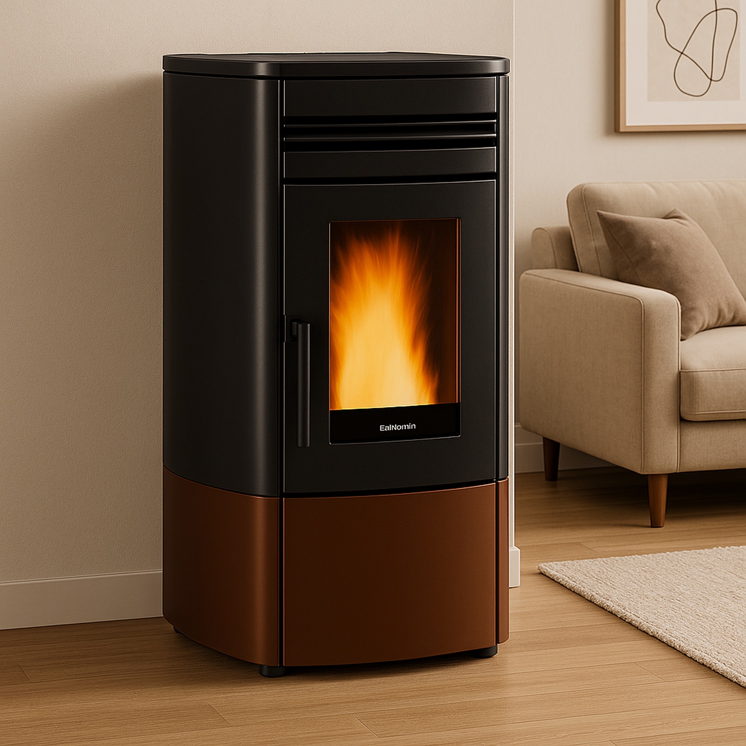 Extraflame NORIS PLUS - Bronze poêle à granulés EVOLUTION LINE