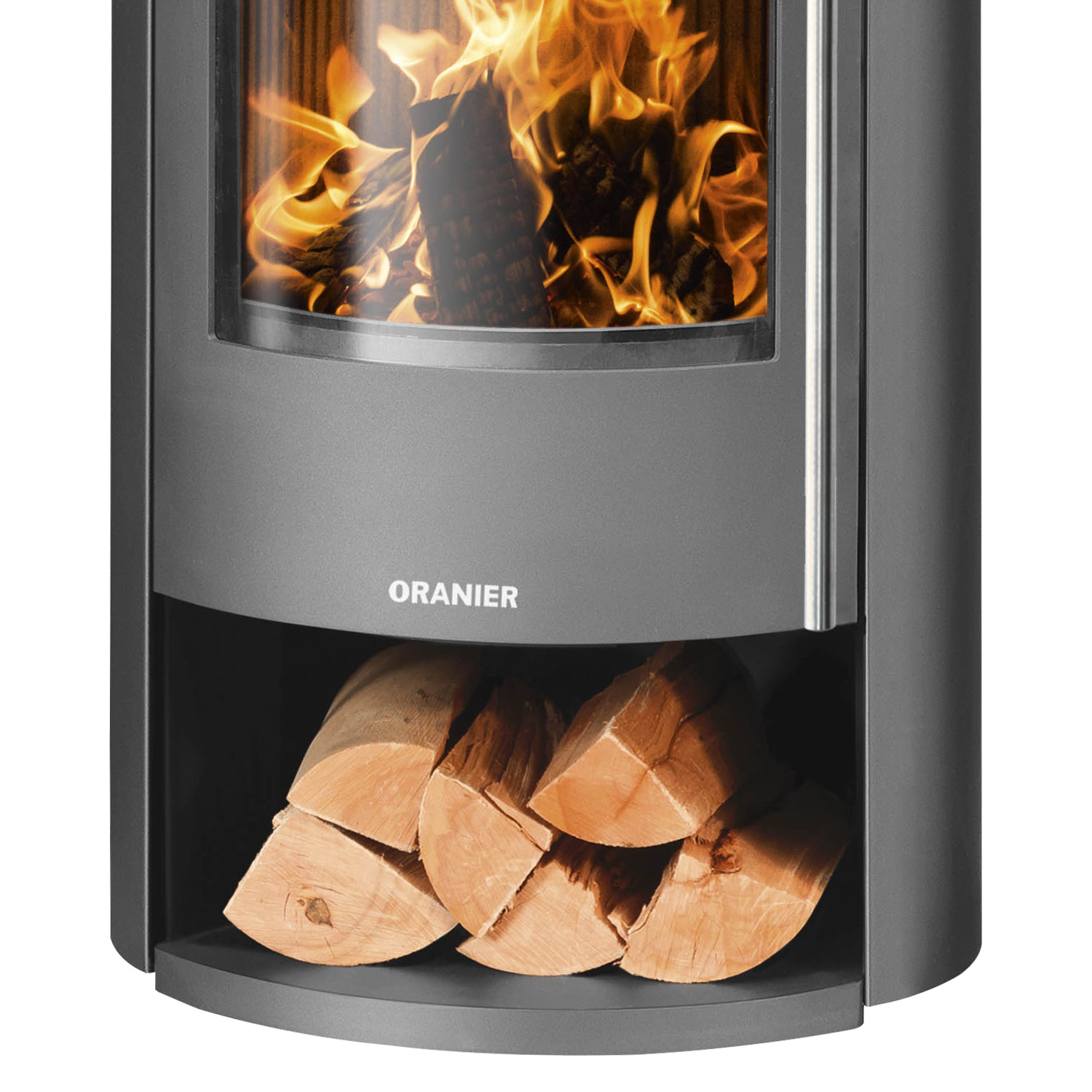 Oranier Polar Neo 6 Poêle à bois en acier gris fonte, DIBt