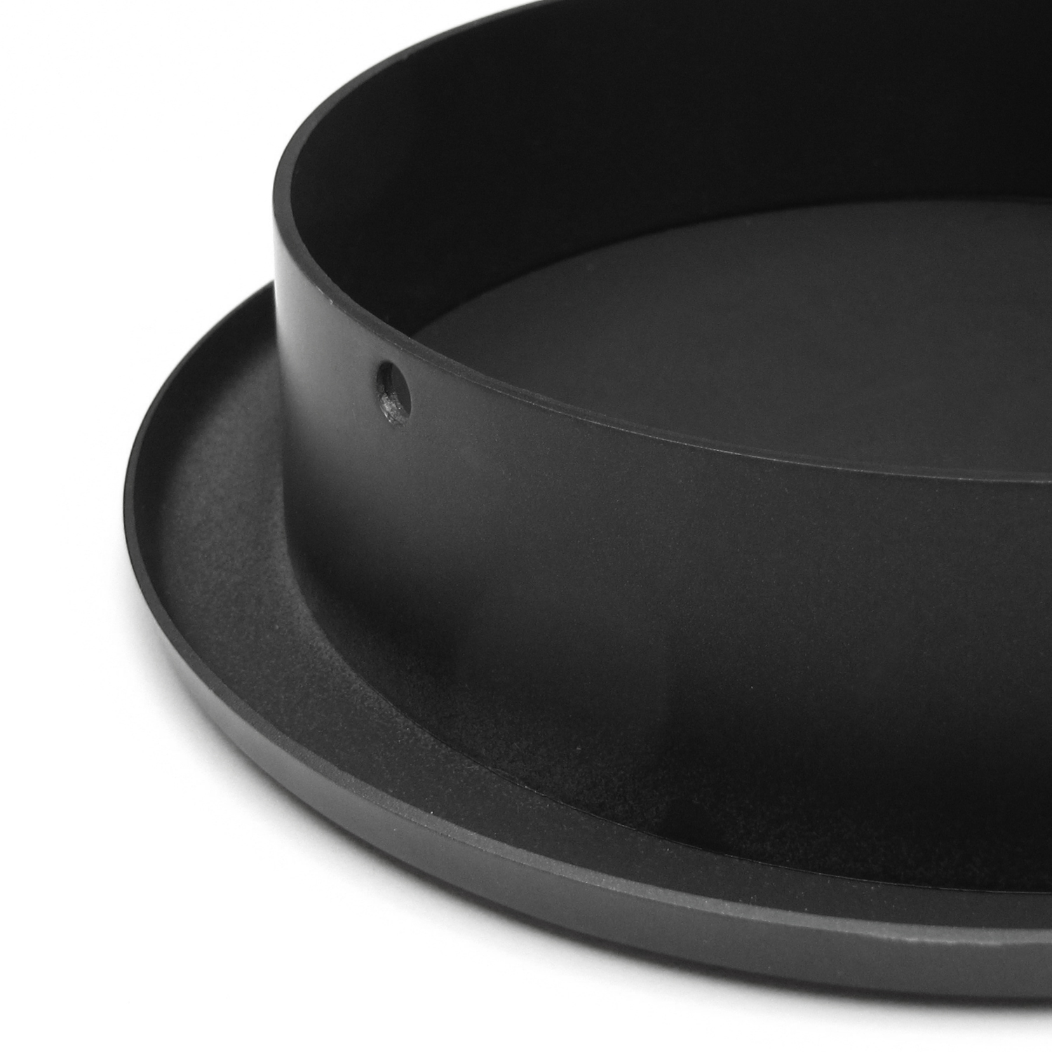 Raik Basic bouchon borgne 200mm noir pour tuyau de fumée / conduit de fumée