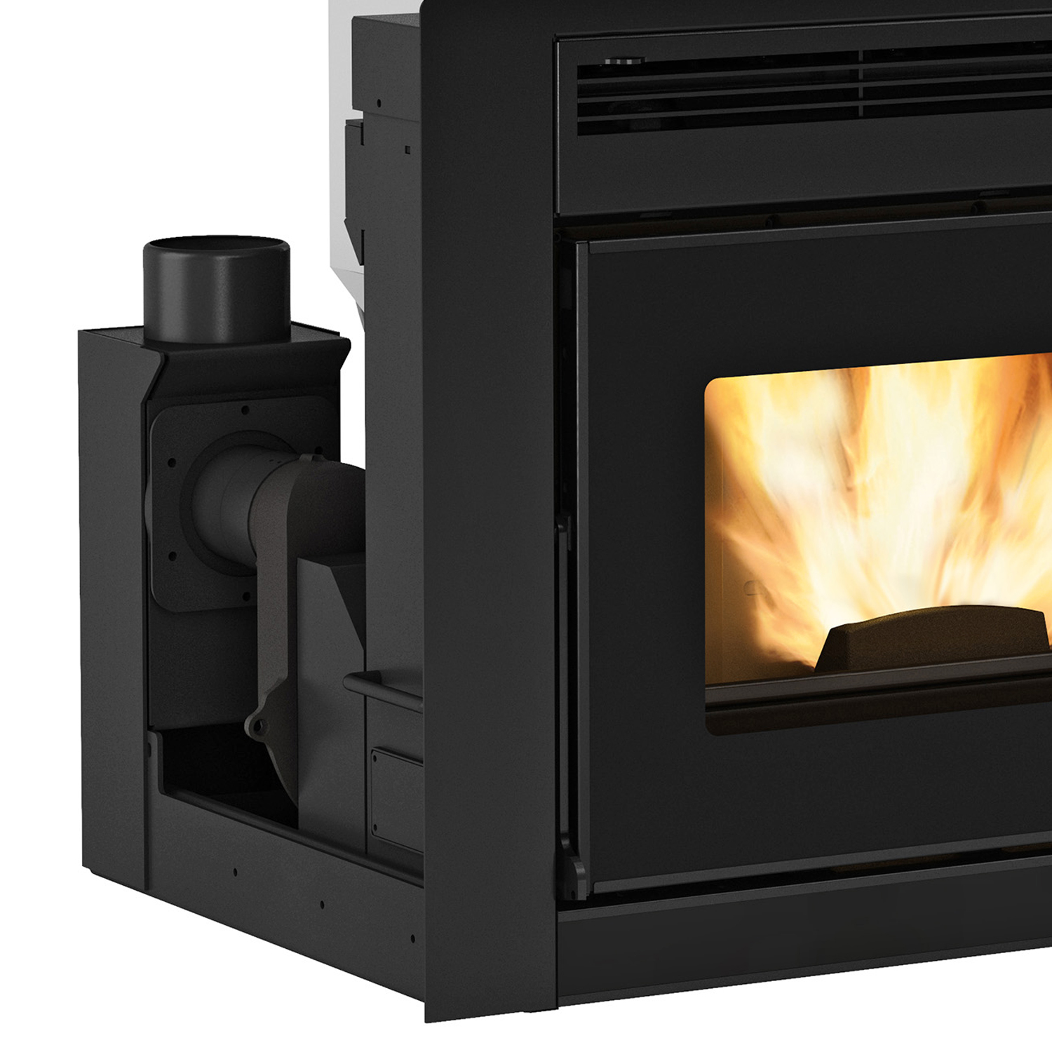 Extraflame Comfort Idro L80 Insert de cheminée à granulés avec échangeur d'eau