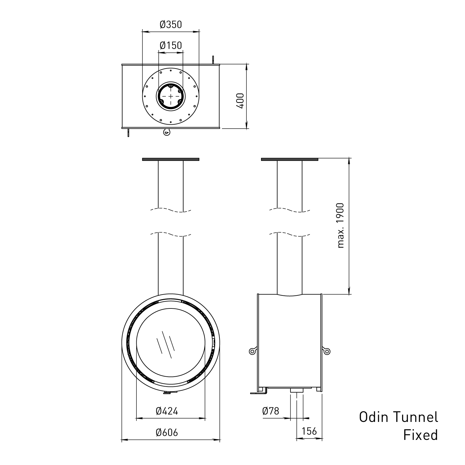 Poêle à bois Spartherm Odin Tunnel