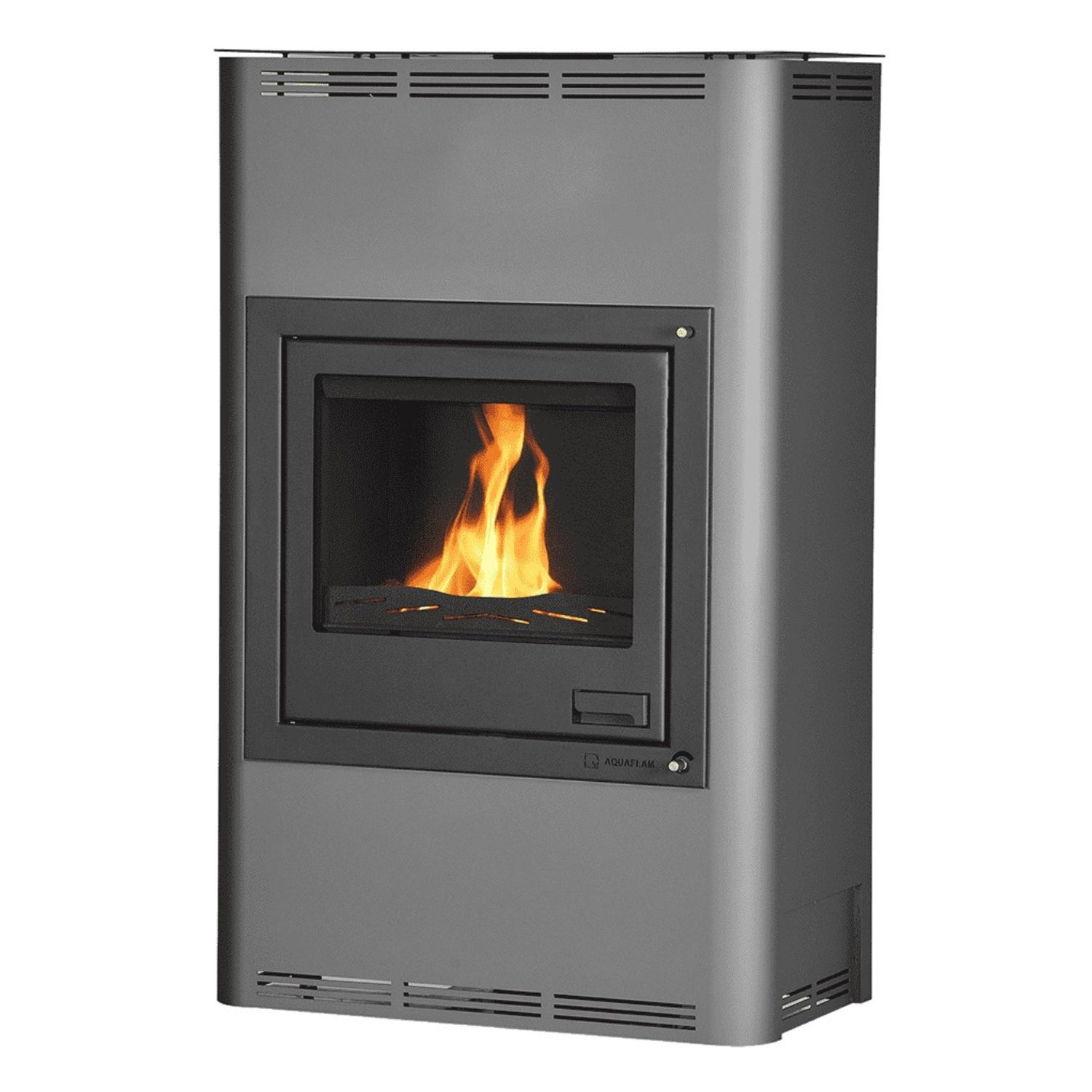 Aquaflam 25 Manuel Poêle à bois hydraulique Gris