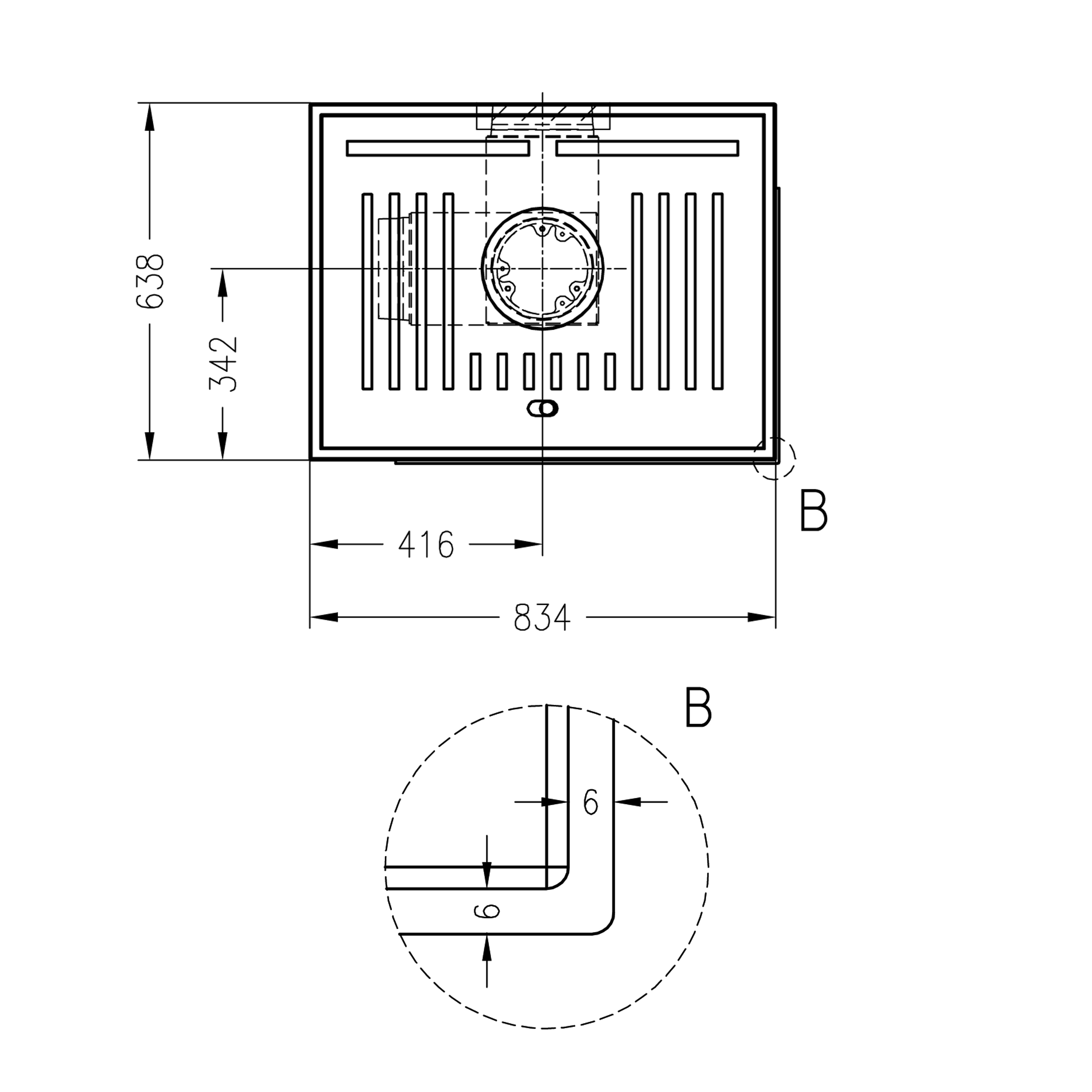 Spartherm kit de cheminée à bois bouilleur SIM 3/3 Varia 2R 55h-4S H2O Nature