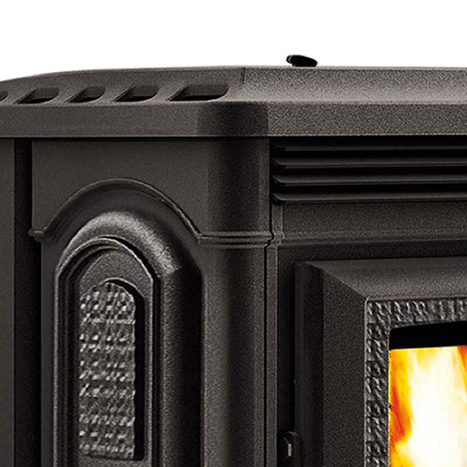 Extraflame Teodora Evo Poêle à granulés Fonte Noir