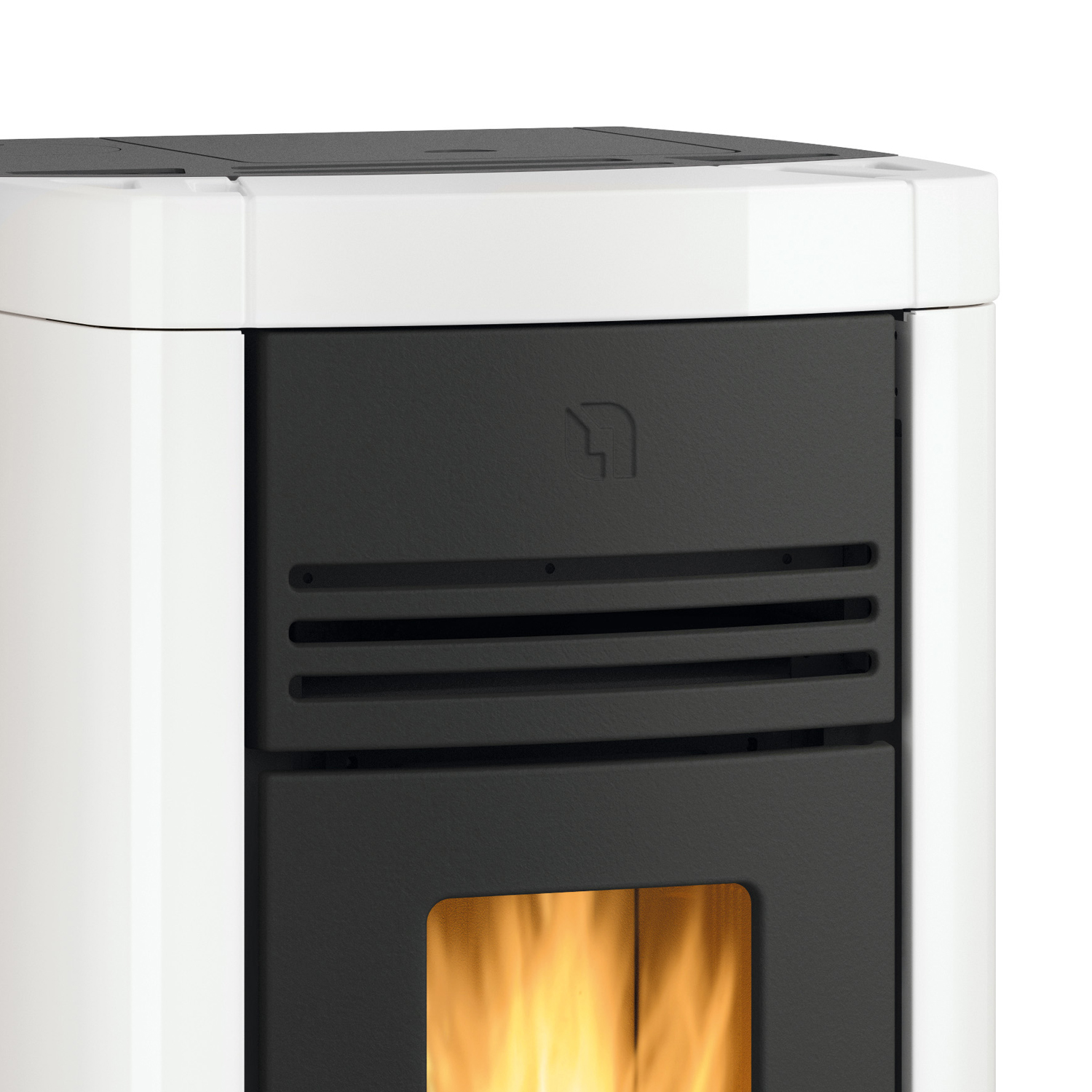 Extraflame Evolution Line Angela EVO poêle à granulés acier blanc
