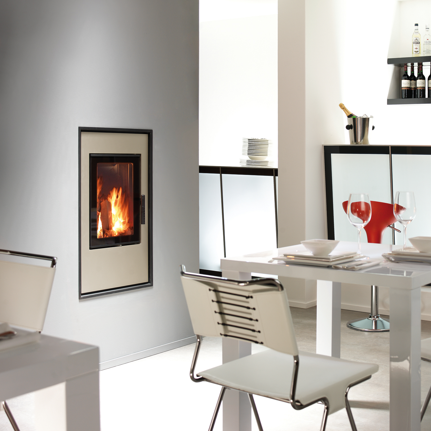 Spartherm Renova B-Air insert de cheminée 51 cm à gauche