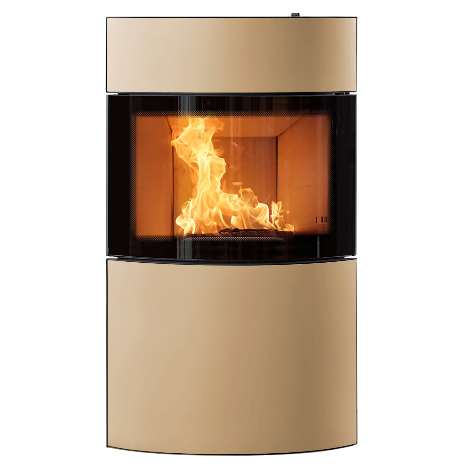 Austroflamm Fynn Xtra 2.0 Poêle à bois Acier Noir / Céramique Chanvre