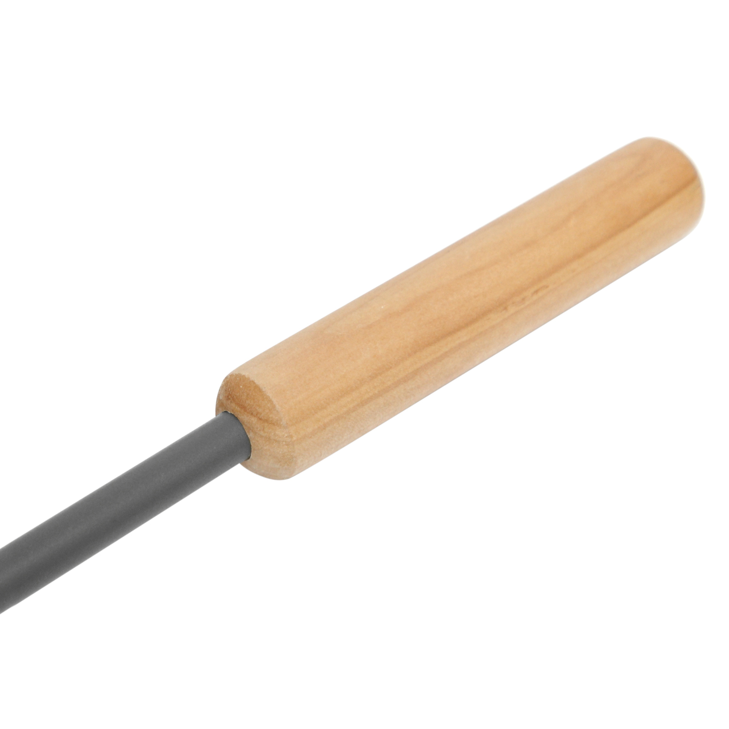 Raik Ensemble d'outils de cheminée Otto, 3 pièces, gris, poignées en bois, 64 cm.