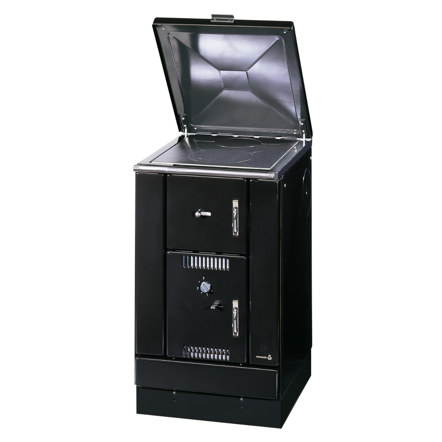 Wamsler K 158 CL Poêle de cuisine à eau Noir/Chrome Plaque en acier