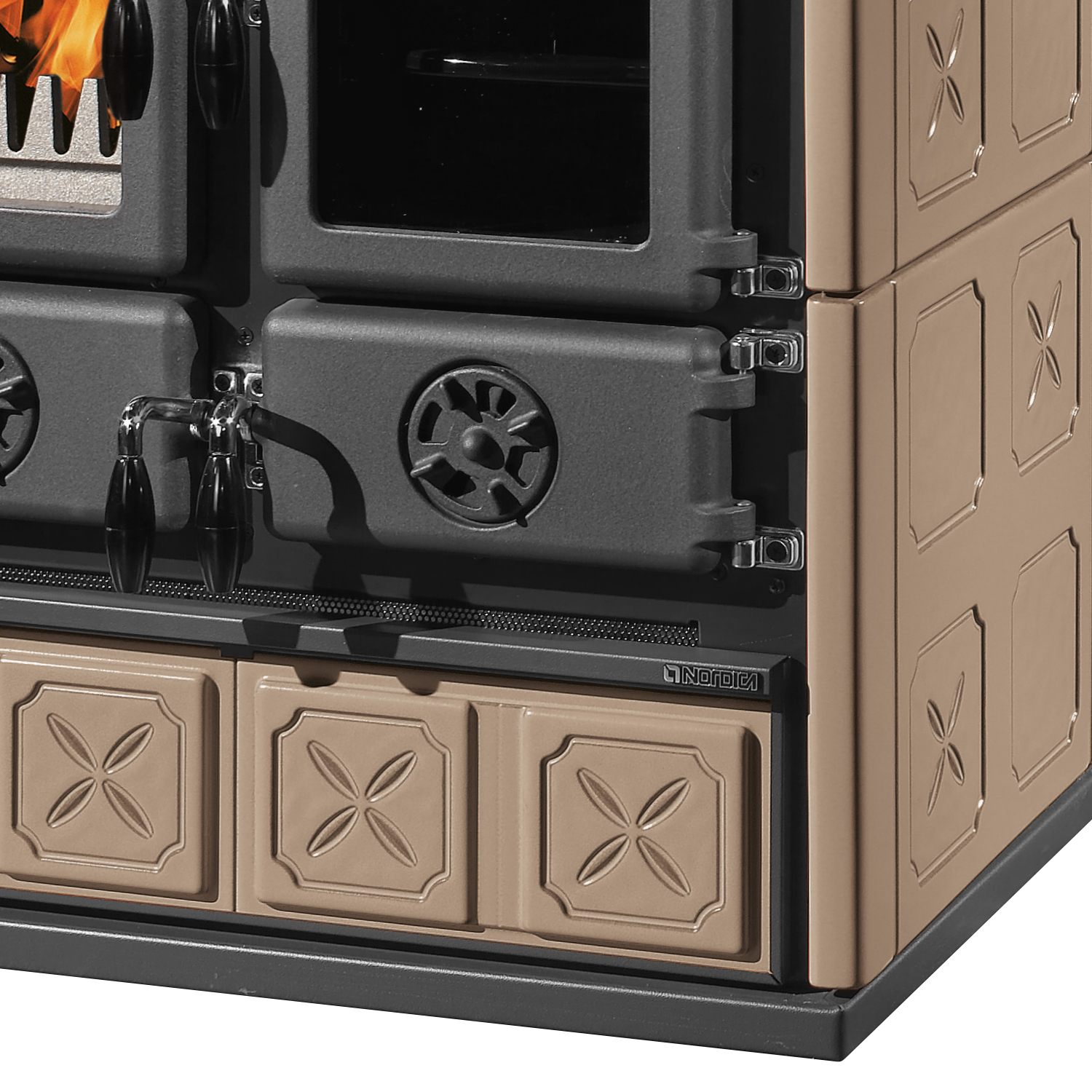 La cuisinière La Nordica Rosetta 5.0 Majolika Tortora