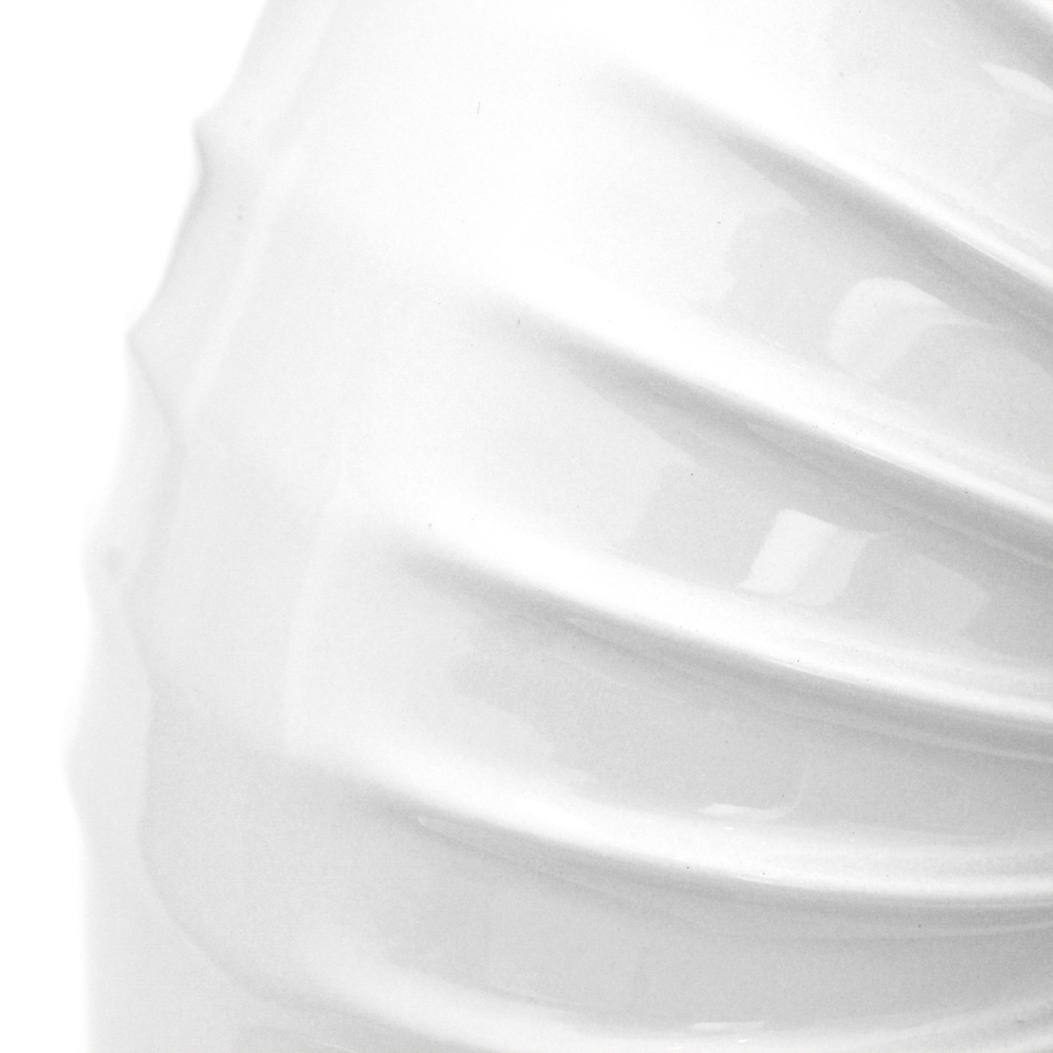 Coude de conduit de fumée / Coude de tuyau de poêle émaillé 150mm - Coude à 90° nervuré blanc