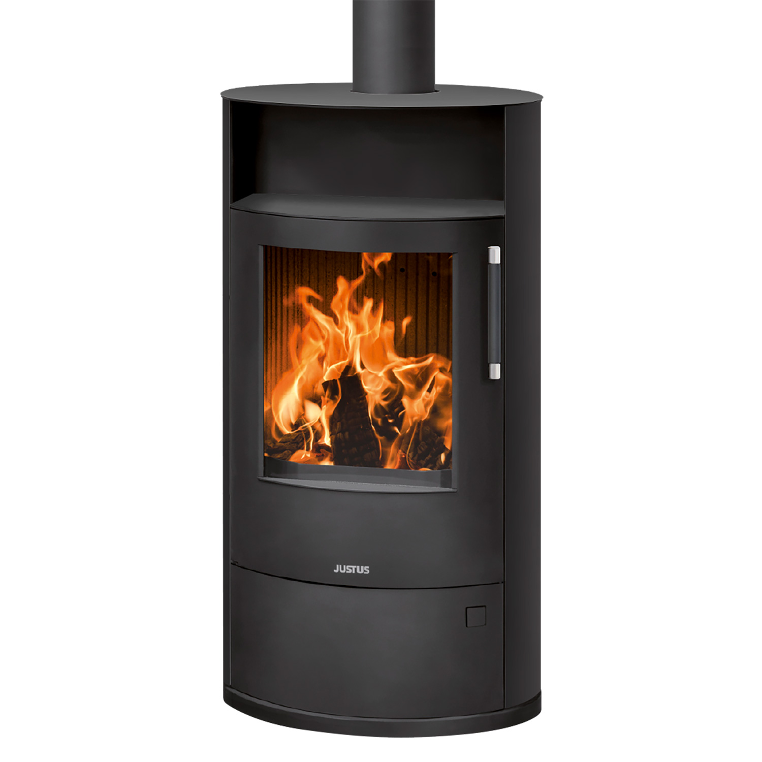 Justus Island 7 2.0 Poêle à bois Acier Noir