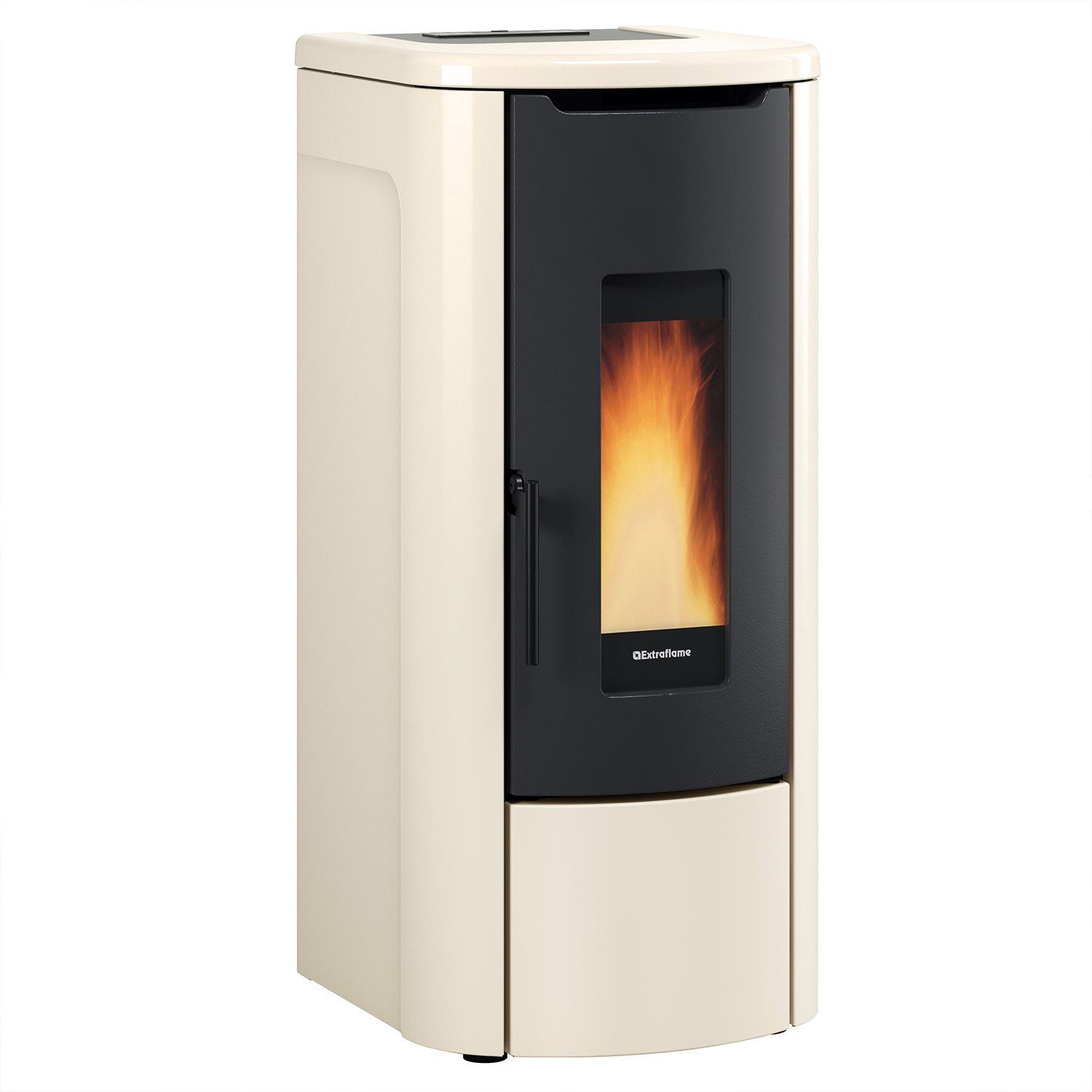 Extraflame Evolution Line Rosanna Idro Poêle à granulés bouilleur Acier Ivoire