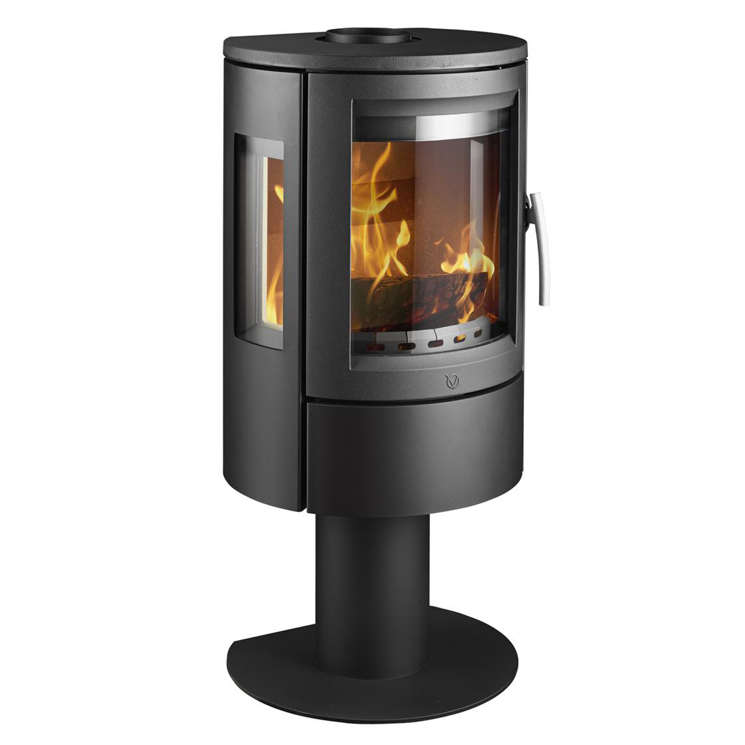Varde Ovne Nice Air poêle à bois en acier noir