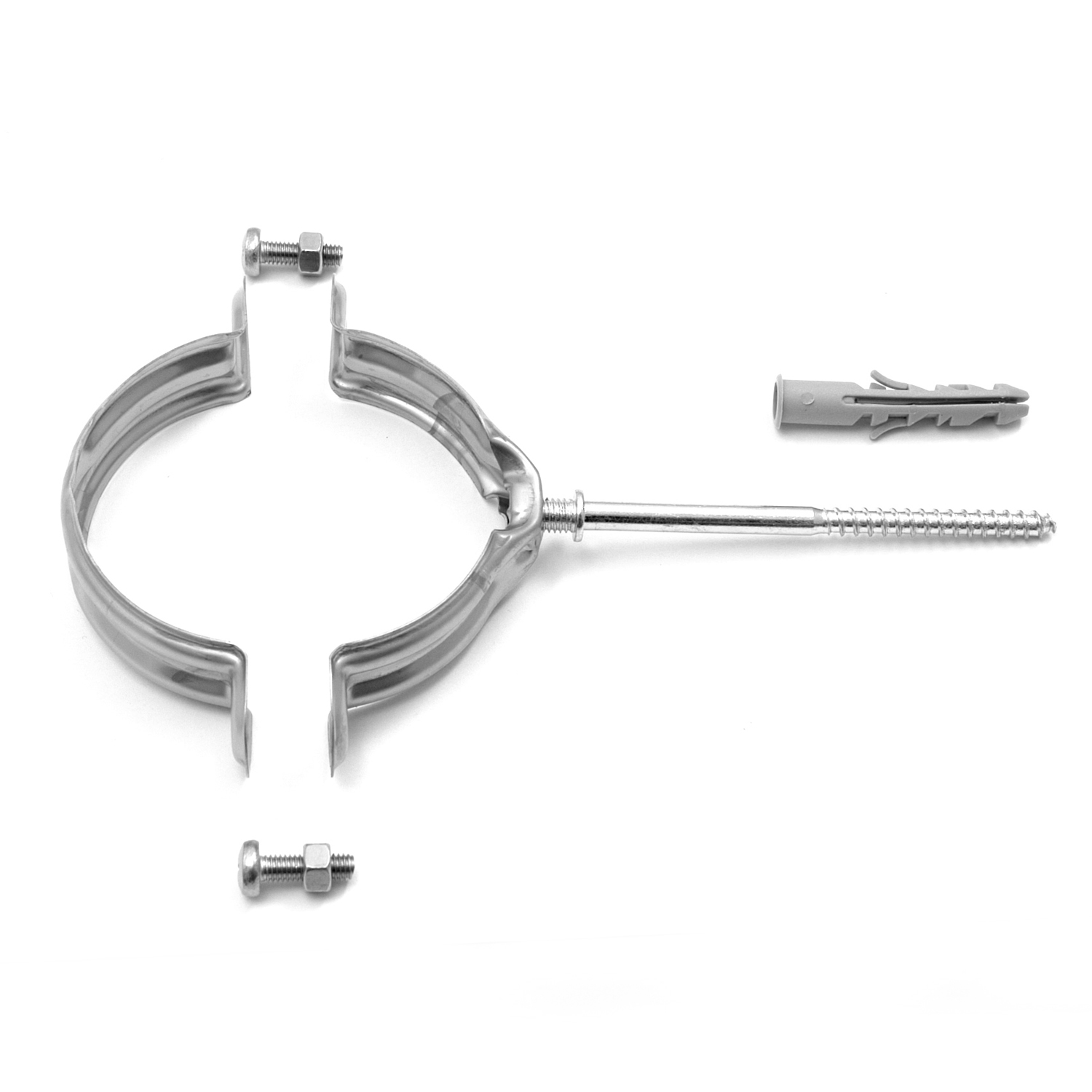 Raik conduit de poêle / tuyau de poêle 80 mm - fixation murale INOX