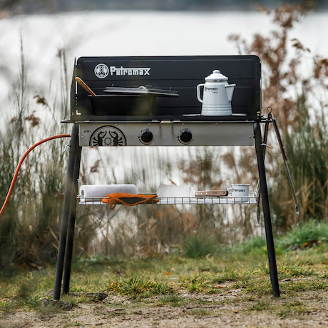 Petromax Gastisch mit Mehrfachbrenner am See Petromax Gastisch mit Mehrfachbrenner am See