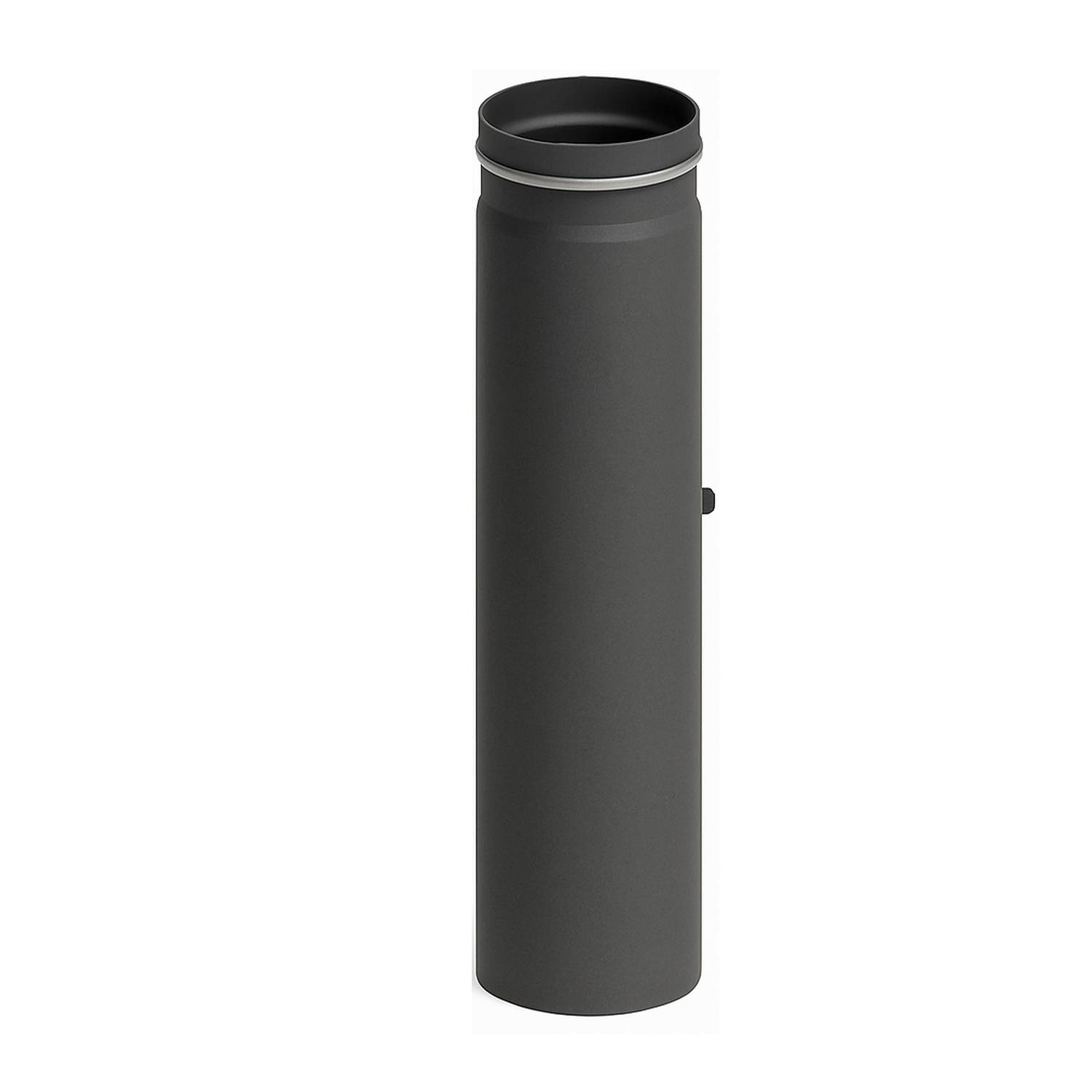 Raik conduit LS diamètre 150x500x2,00mm rétreint avec porte intégrée noir