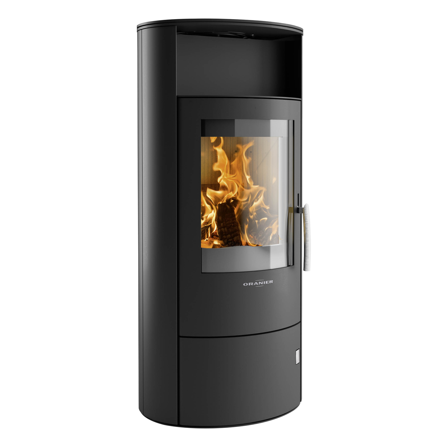Oranier Polar 7 2.0 Poêle à bois Acier Noir