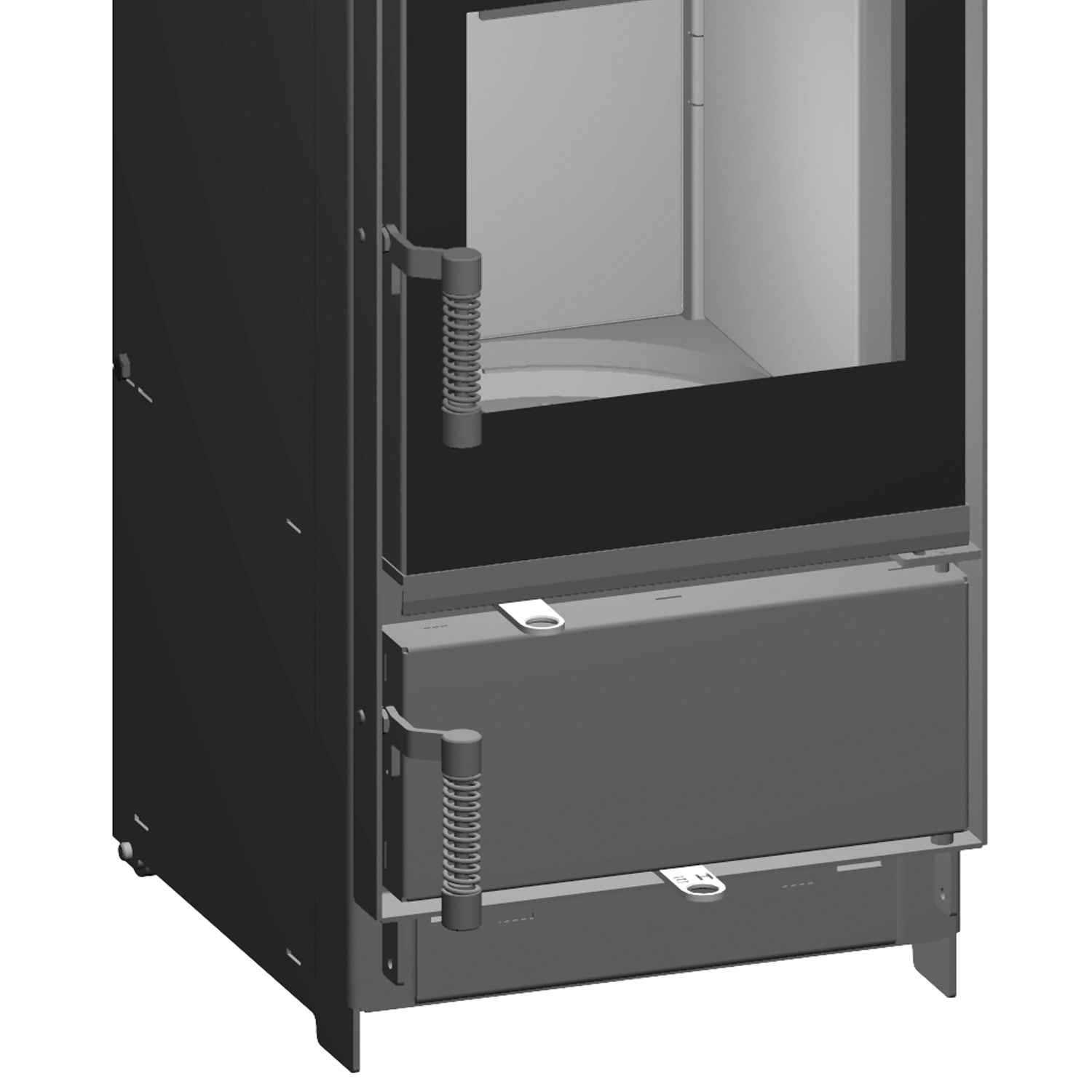 Spartherm Renova Cs-42 insert de cheminée droit
