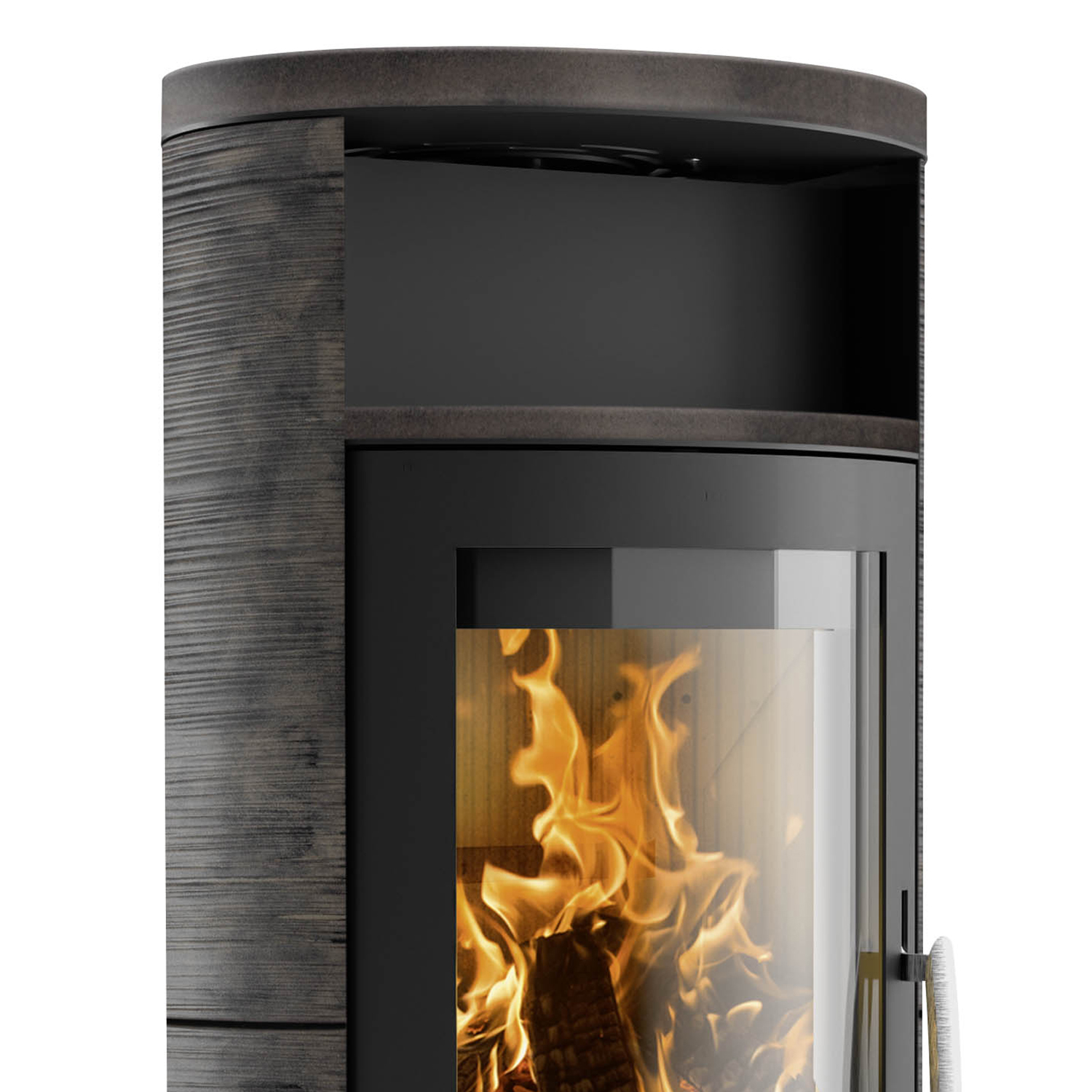 Oranier Polar 7 2.0 Poêle à bois Acier Noir / Céramique Namib