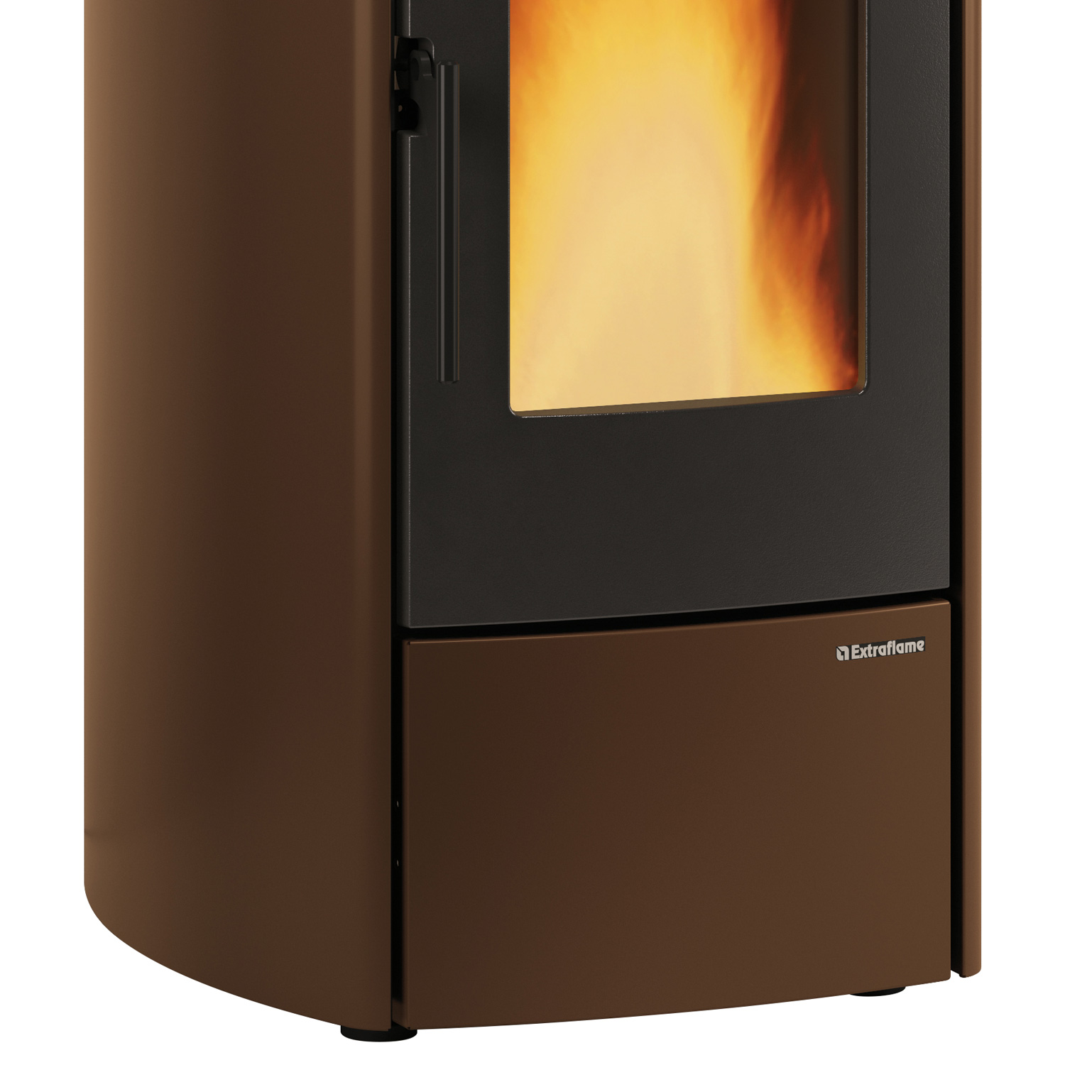 Extraflame Marina Idro H13 poêle à granulés bouilleur acier bronze