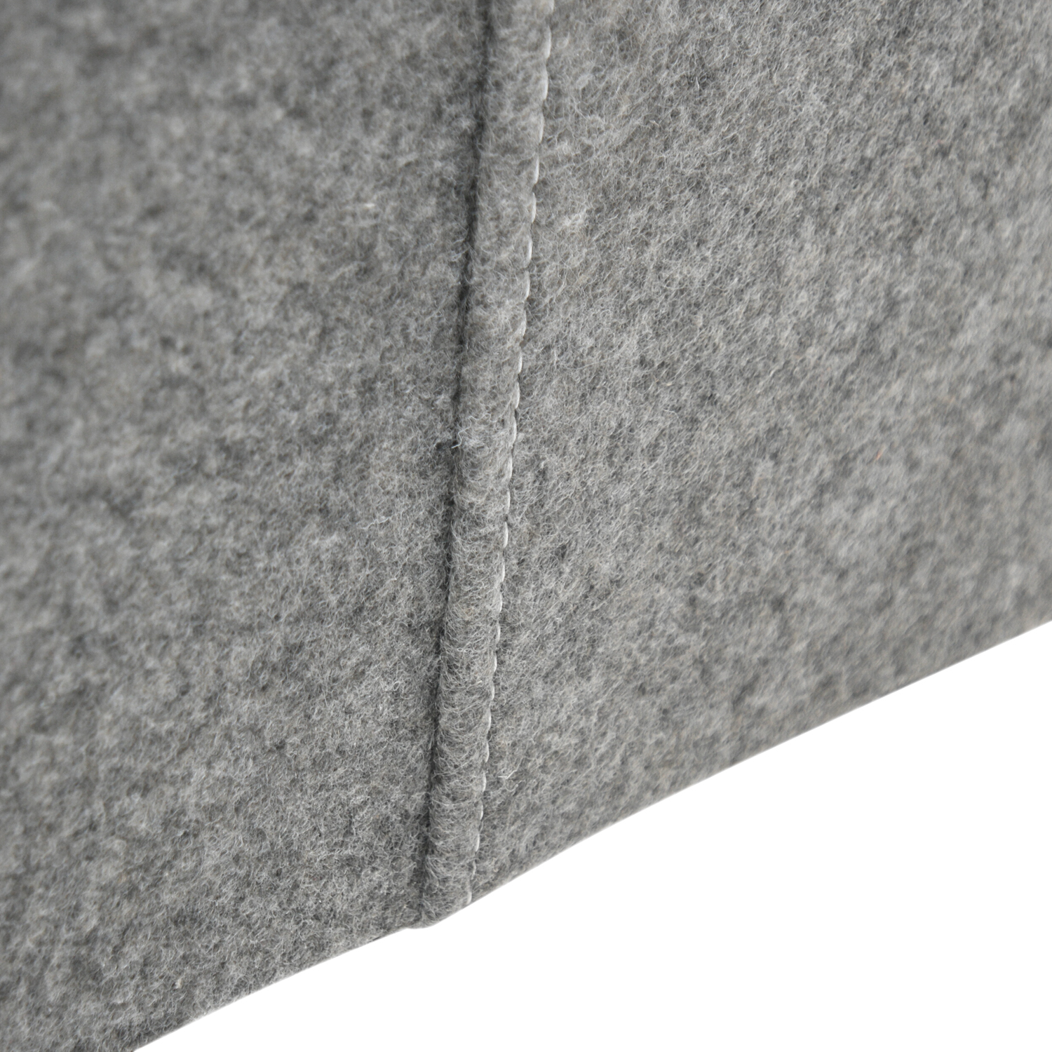 Raik panier en feutre, gris clair, grand