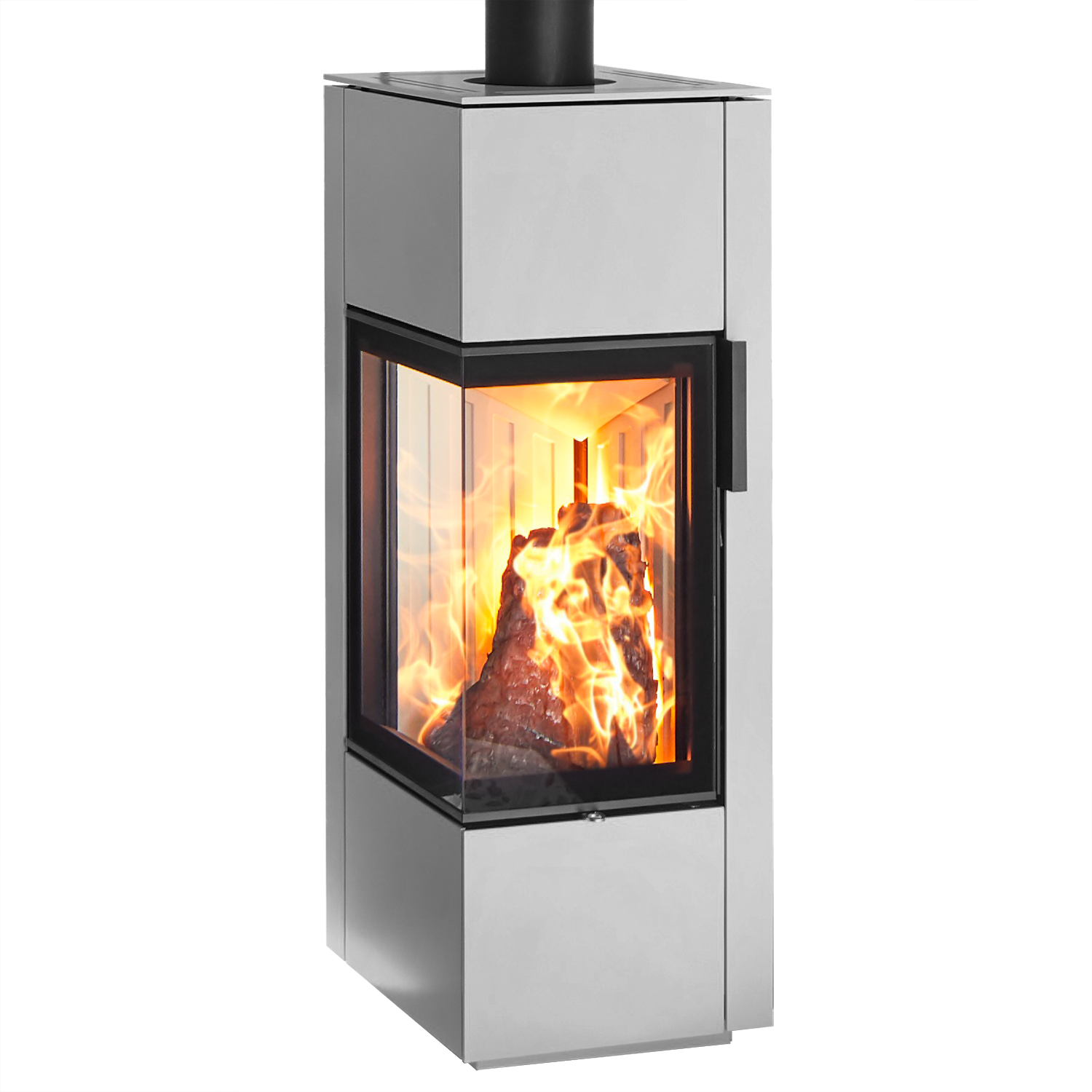 Spartherm Piko S acier Poêle à bois Gris clair