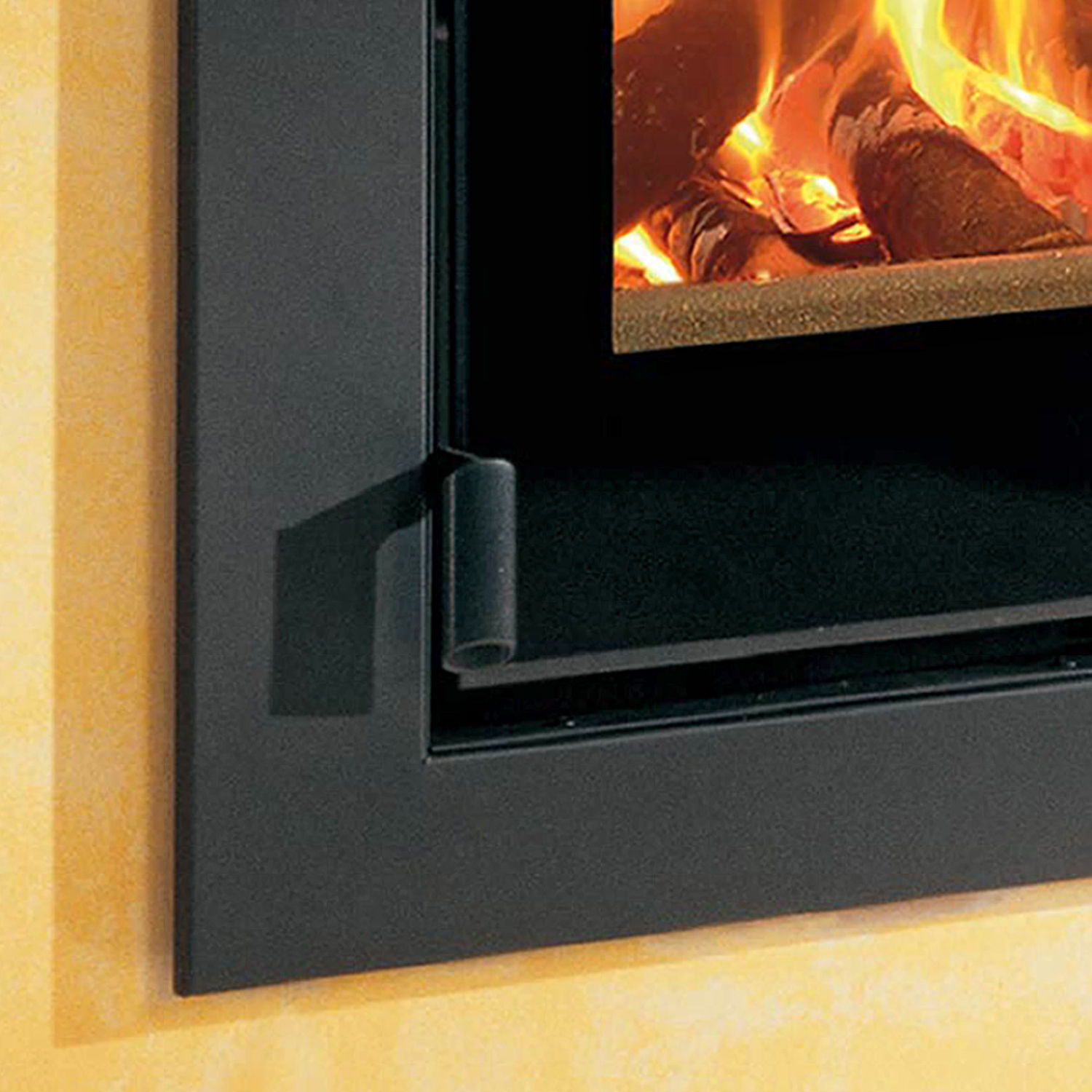 Habillage de cheminée à bois Steel Inserto 100