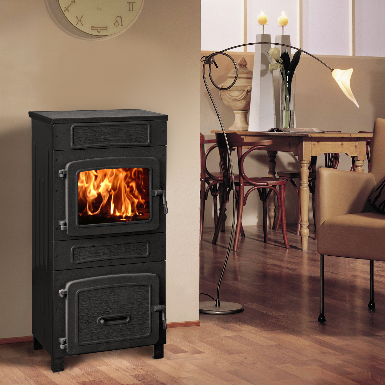 Wamsler 10981F-WO poêle d’atelier avec fenêtre