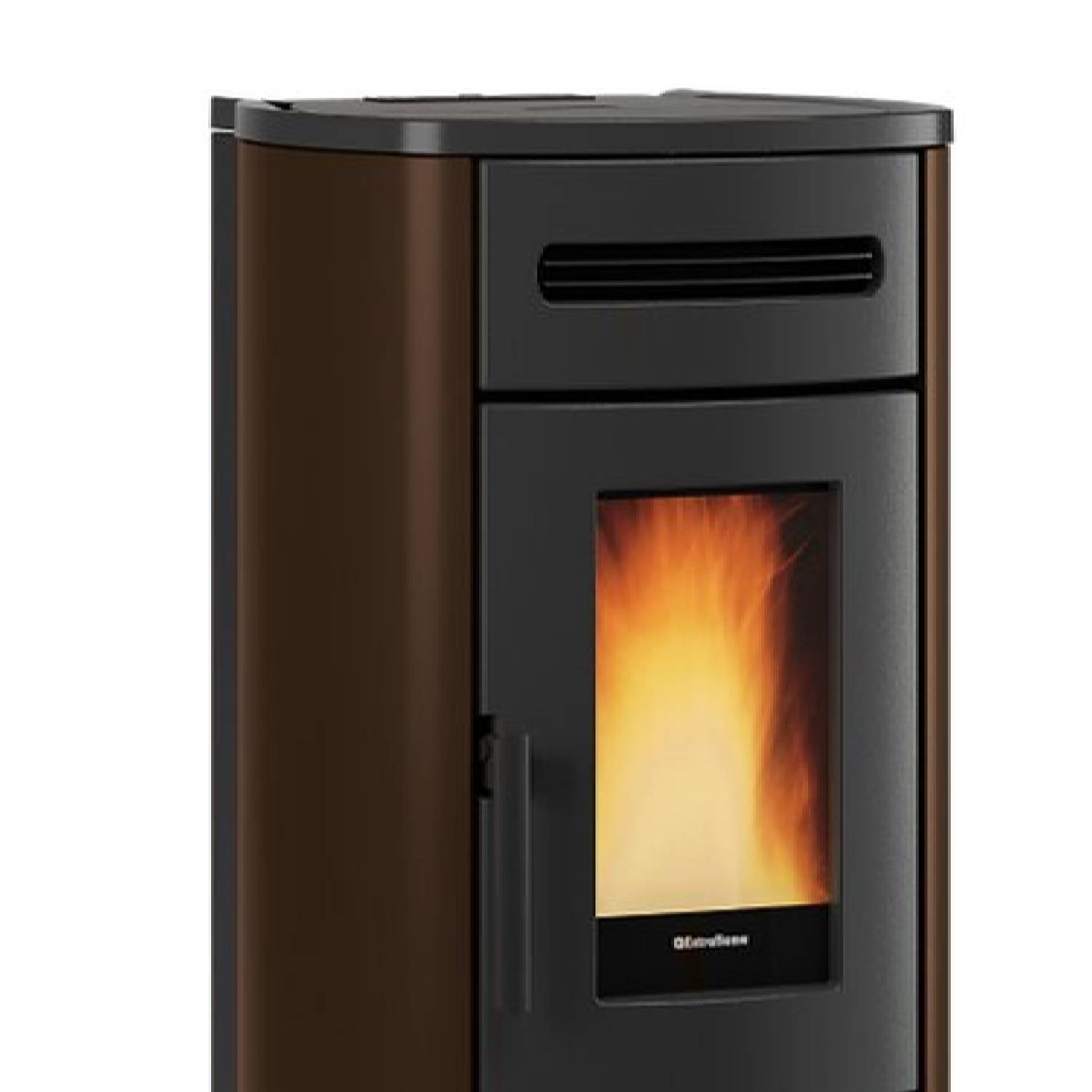 Extraflame GUENDA IDRO 5.0 - Bronze poêle à granulés bouilleur EVOLUTION LINE