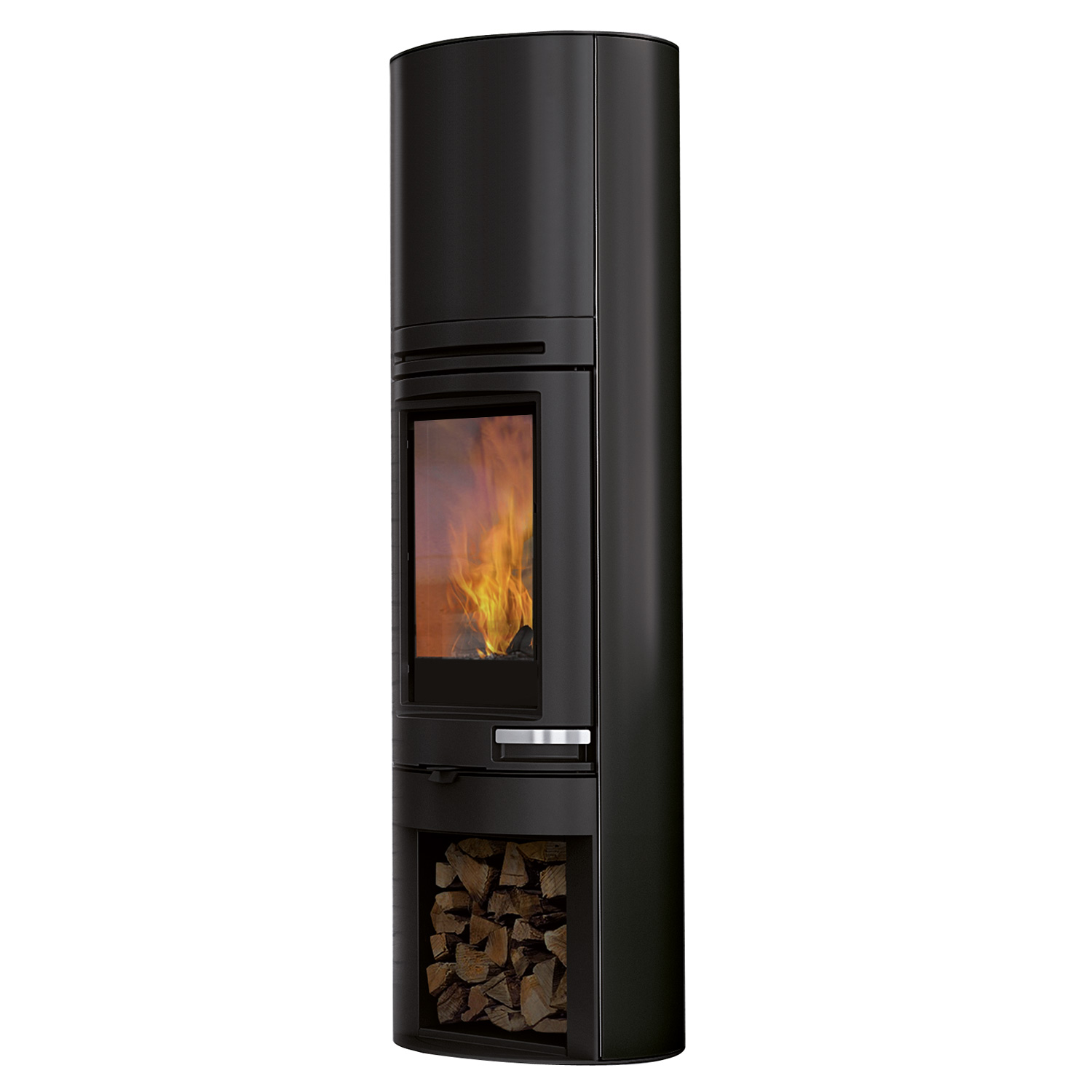 Poêle à bois Edilkamin Tally S Evo en acier noir
