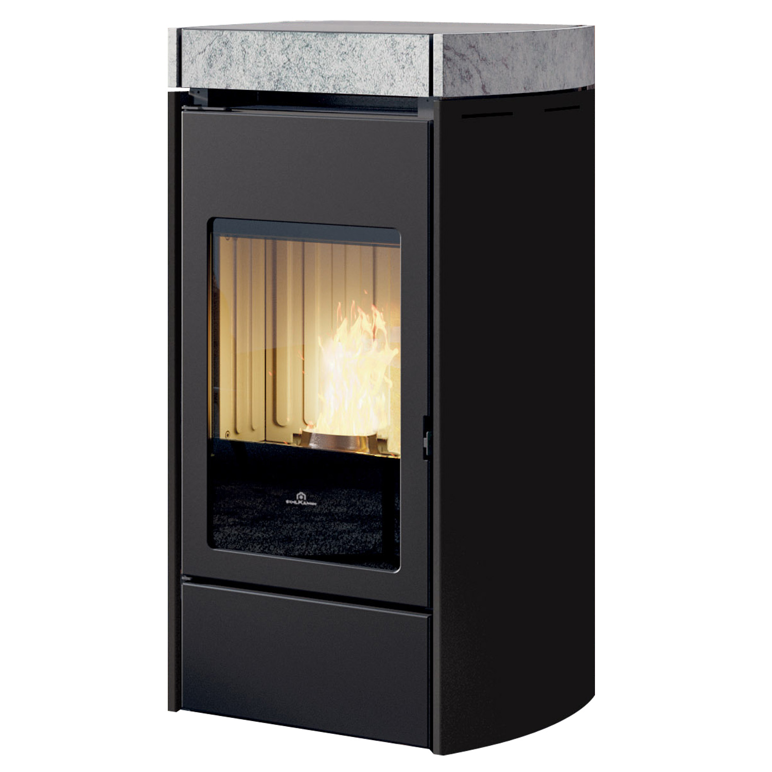 Edilkamin Lena poêle à granulés acier noir / pierre naturelle 2022