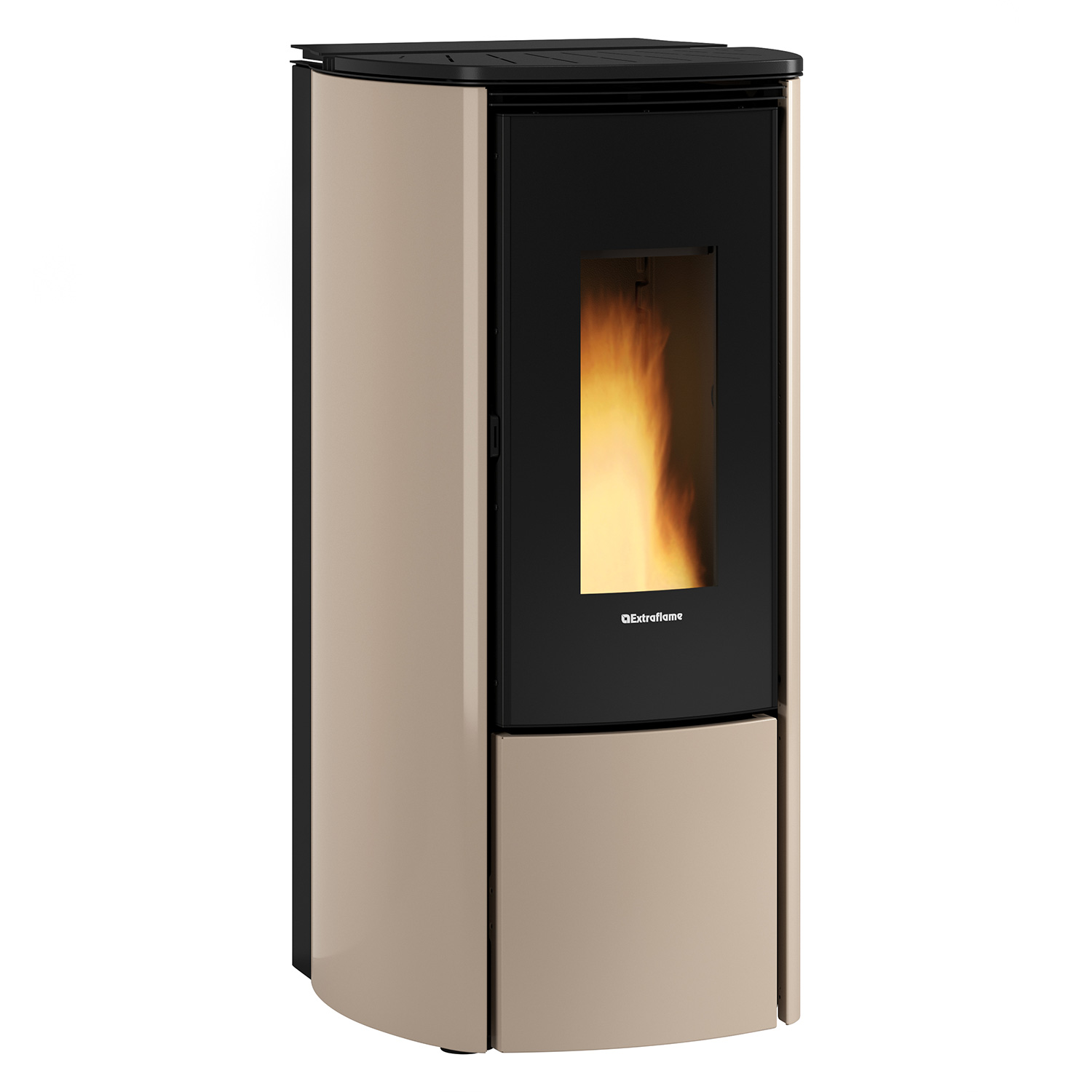 Extraflame Evolution Line Katia 9 poêle à granulés acier gris tourterelle