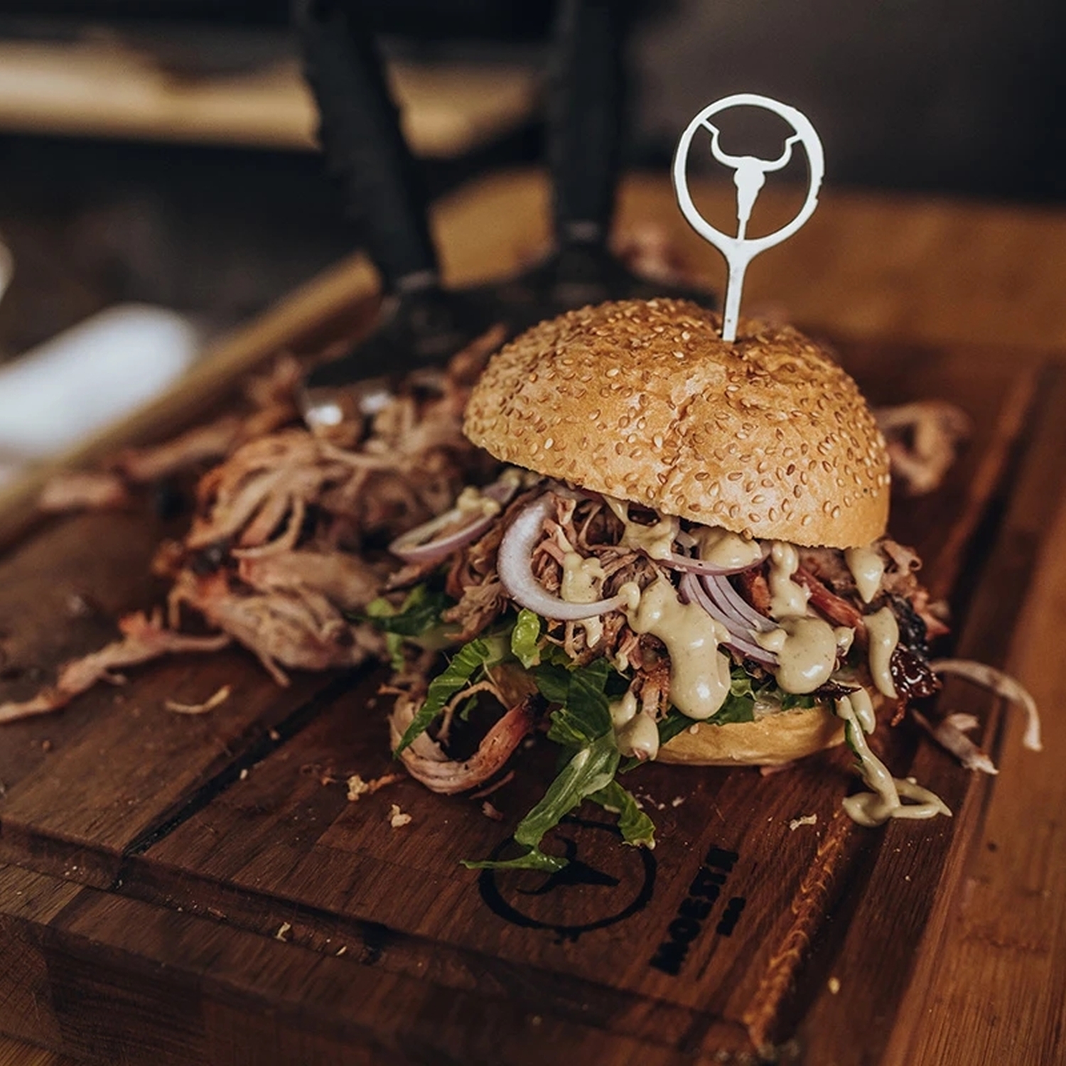 Moesta broche à burgers inox lot de 6