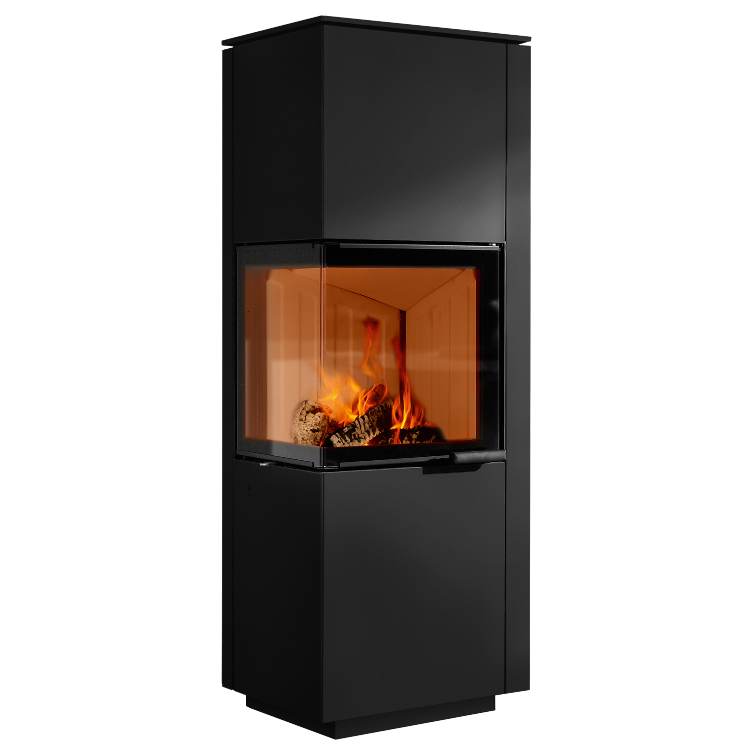 Spartherm Piko H2O poêle à bois avec échangeur d'eau Nero