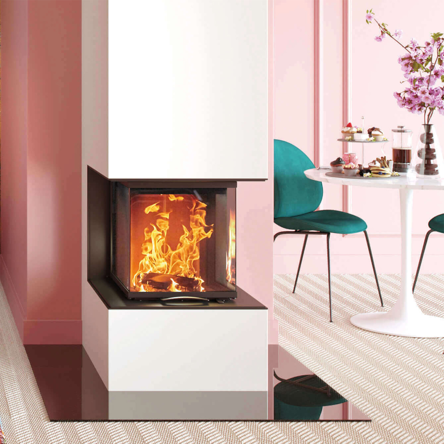 Austroflamm 48x51x51 S3 2.0 insert de cheminée