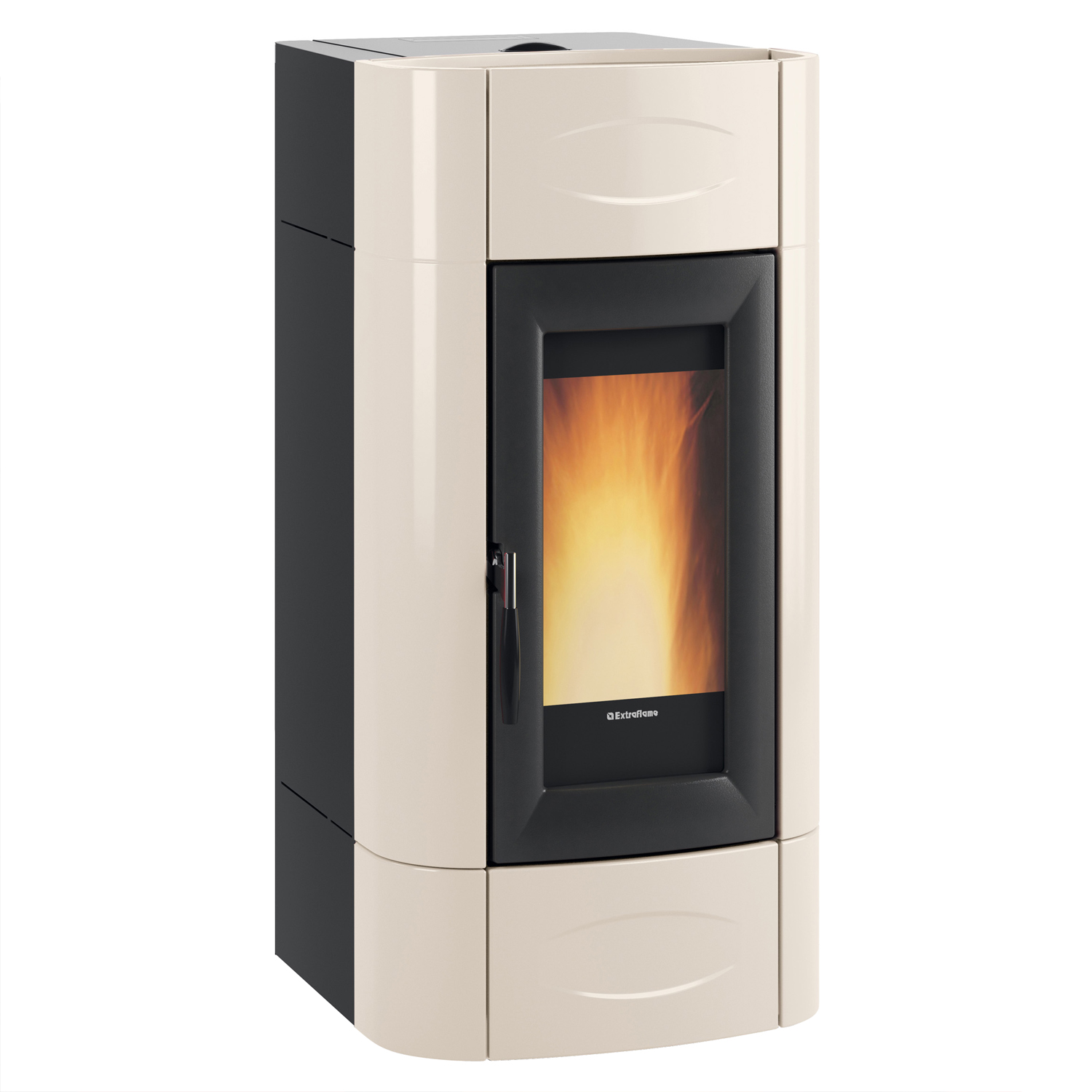 Extraflame Evolution Line Isidora Idro H20 poêle à granulés bouilleur Ivoire