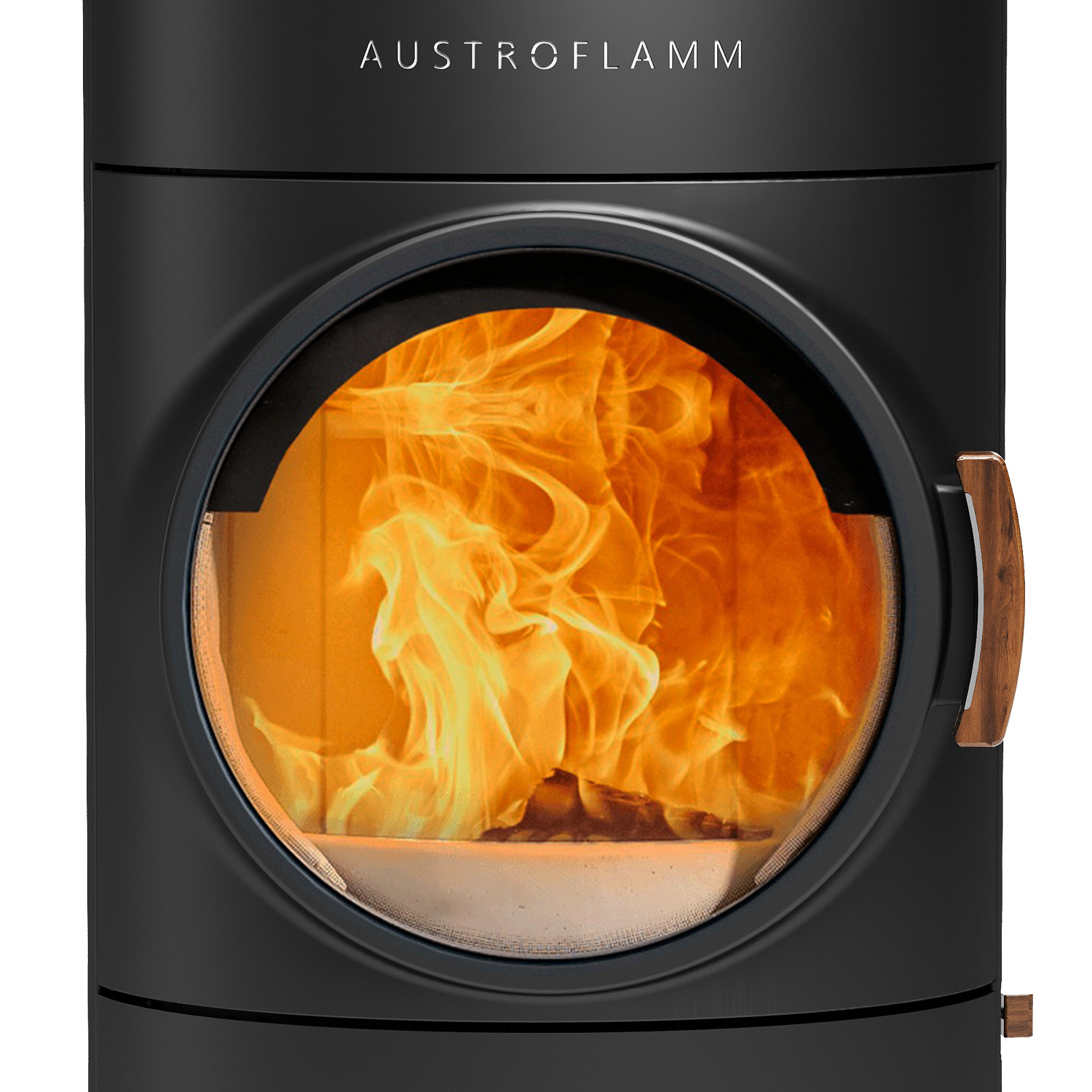 Austroflamm Clou compact Cook poêle à bois en acier gris fonte, sortie de fumée par le haut Austroflamm Clou compact Cook poêle à bois en acier gris fonte, sortie de fumée par le haut