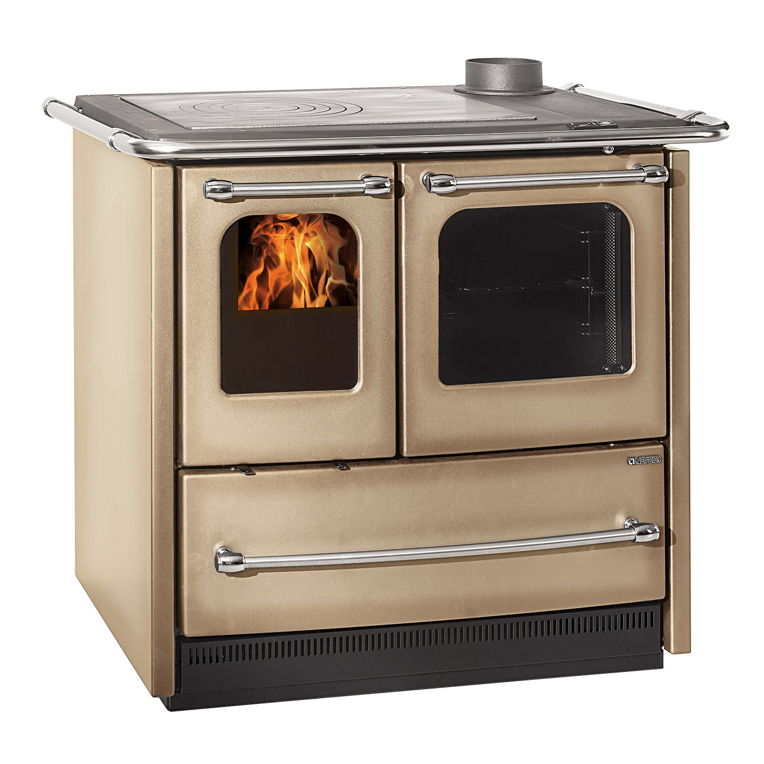 La Nordica Sovrana Easy Evo 2.0 Cuisinière en acier Cappuccino