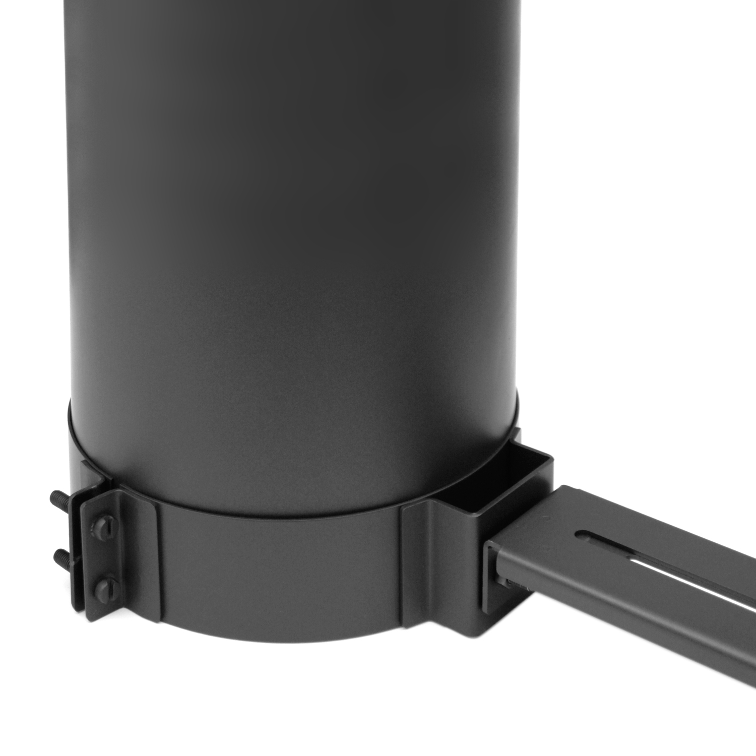 Raik Izoker collier de serrage 150mm noir double paroi pour tuyau de fumée / conduit de fumée