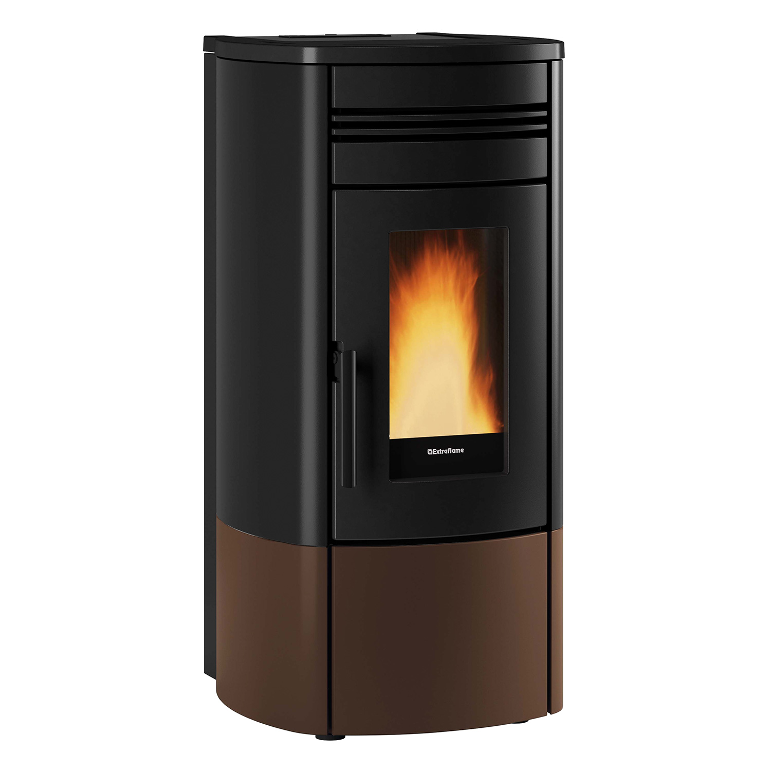 Extraflame Evolution Line Noris Plus poêle à granulés acier bronze