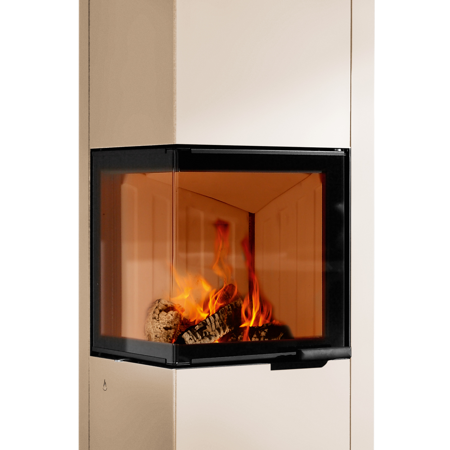 Spartherm Piko H2O poêle à bois avec système hydraulique Perle