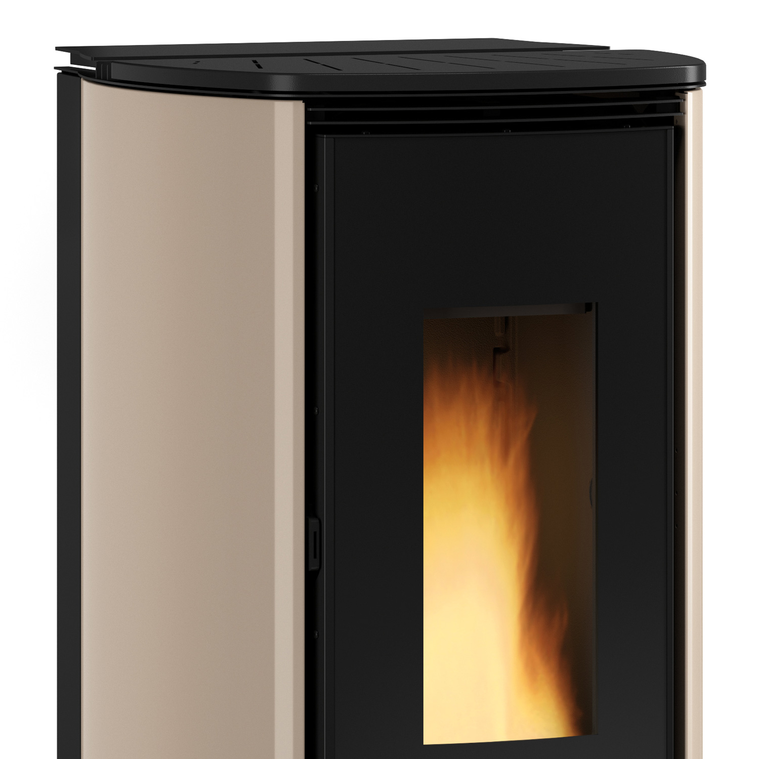 Extraflame Evolution Line Katia 9 poêle à granulés acier gris tourterelle