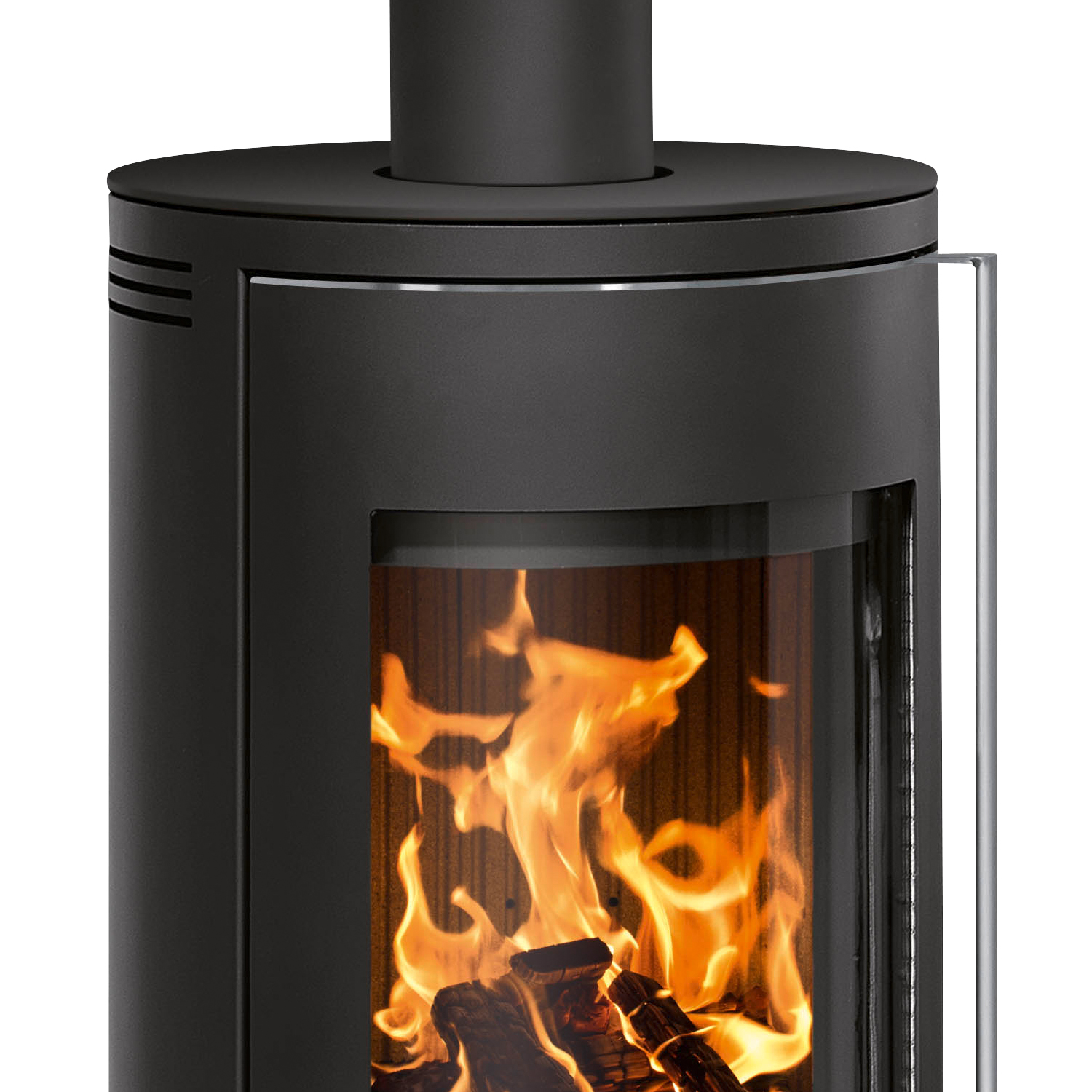 Justus Faro 2.0 Poêle à bois Acier Noir